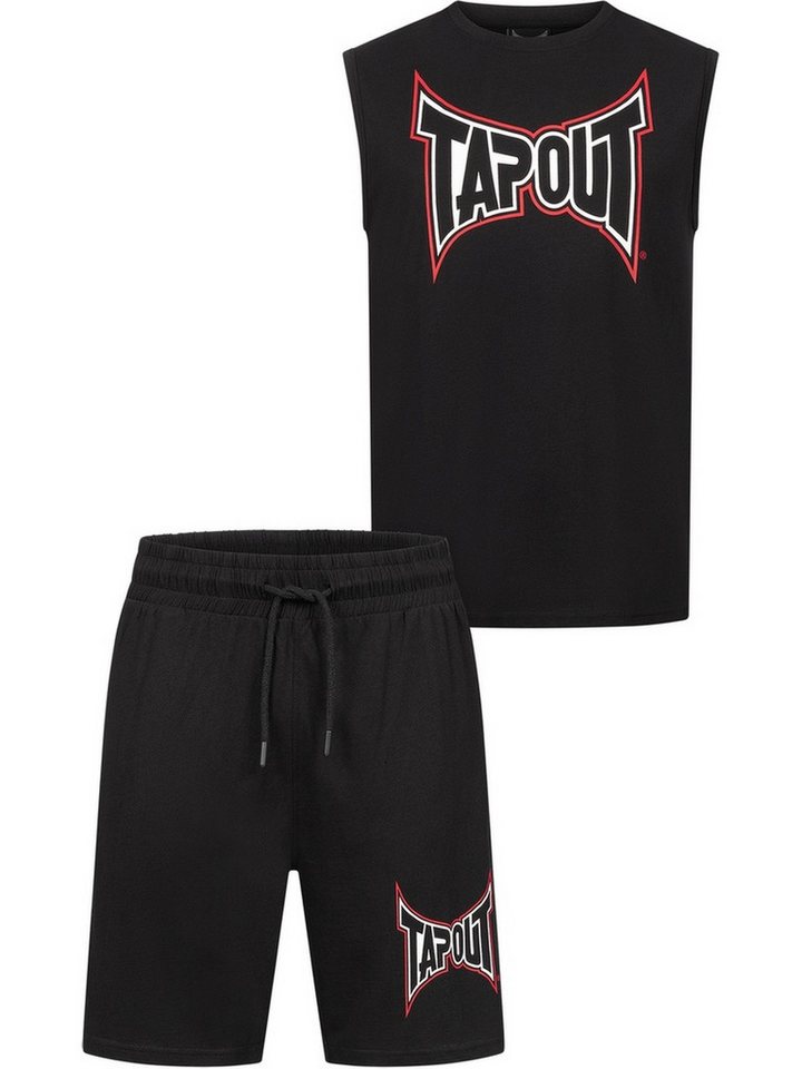 TAPOUT Trainingsanzug Dorrisa Herren ärmelloses T-Shirt & Shorts Set normale Passform