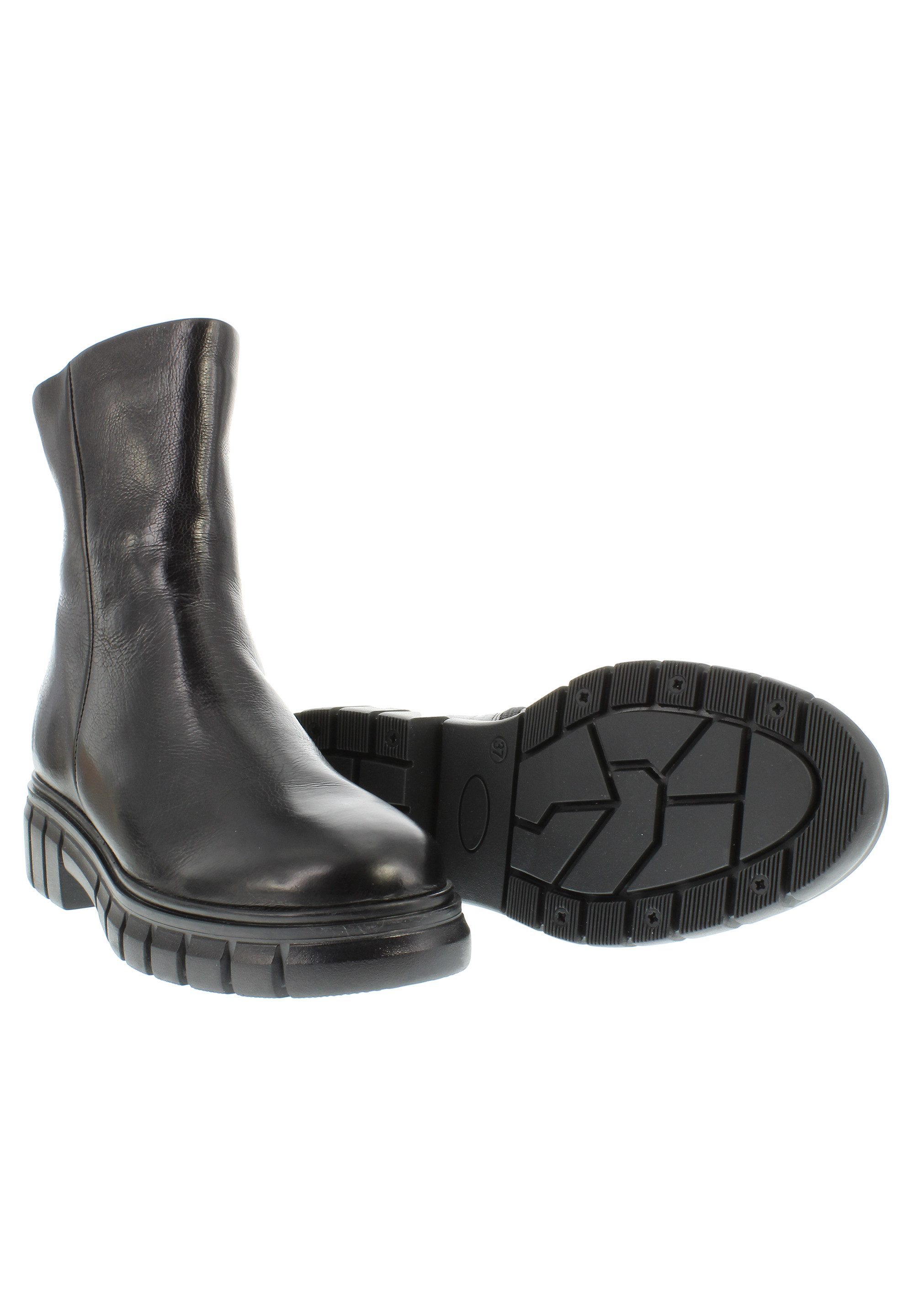 Everybody ASPASIA - Lässige Boots aus Kalbleder Bikerboots