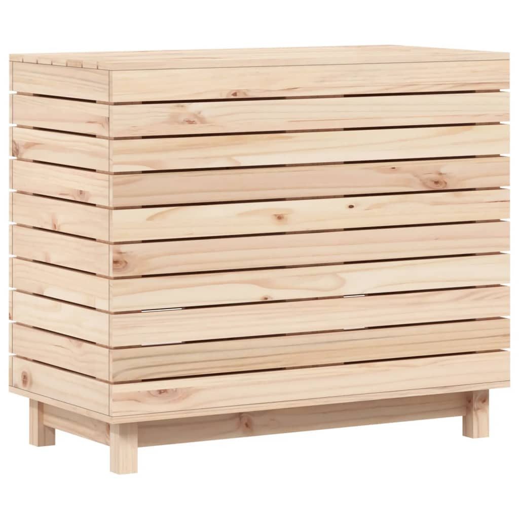 vidaXL Wäschekorb Wäschetruhe 88,5x44x76 cm Massivholz günstig online kaufen