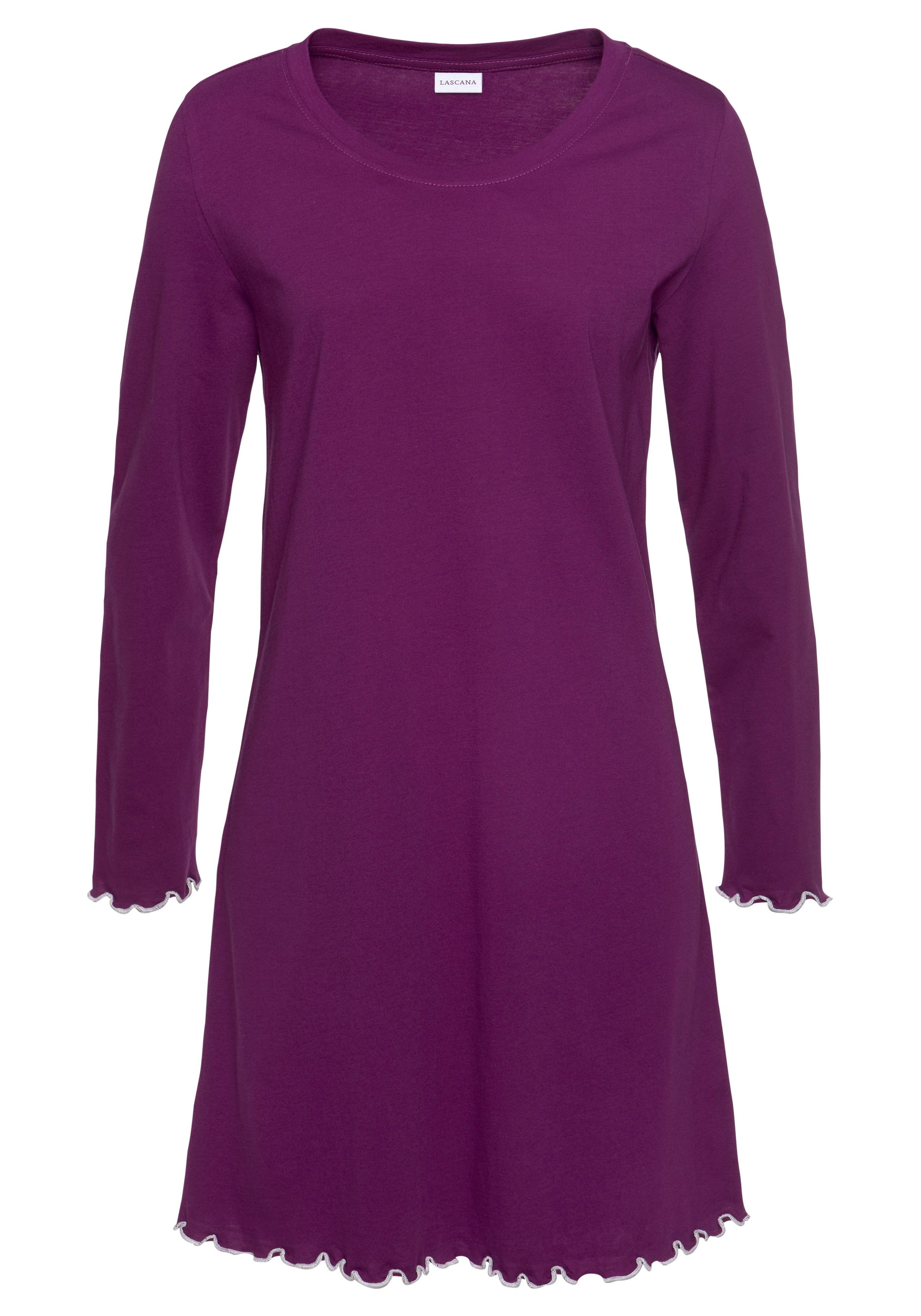 LASCANA Sleepshirt mit Wellensaum. € 24,99