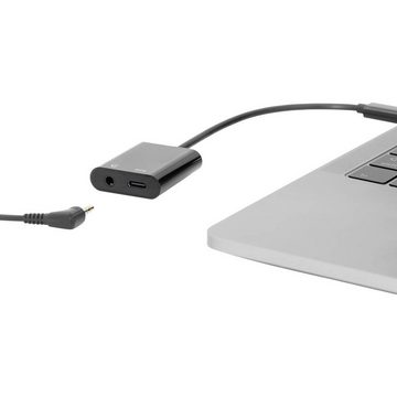 Digitus USB-C®®Typ C - 3.5mm+Typ C, 0.2 m USB-Adapter, Geschirmt, doppelt geschirmt