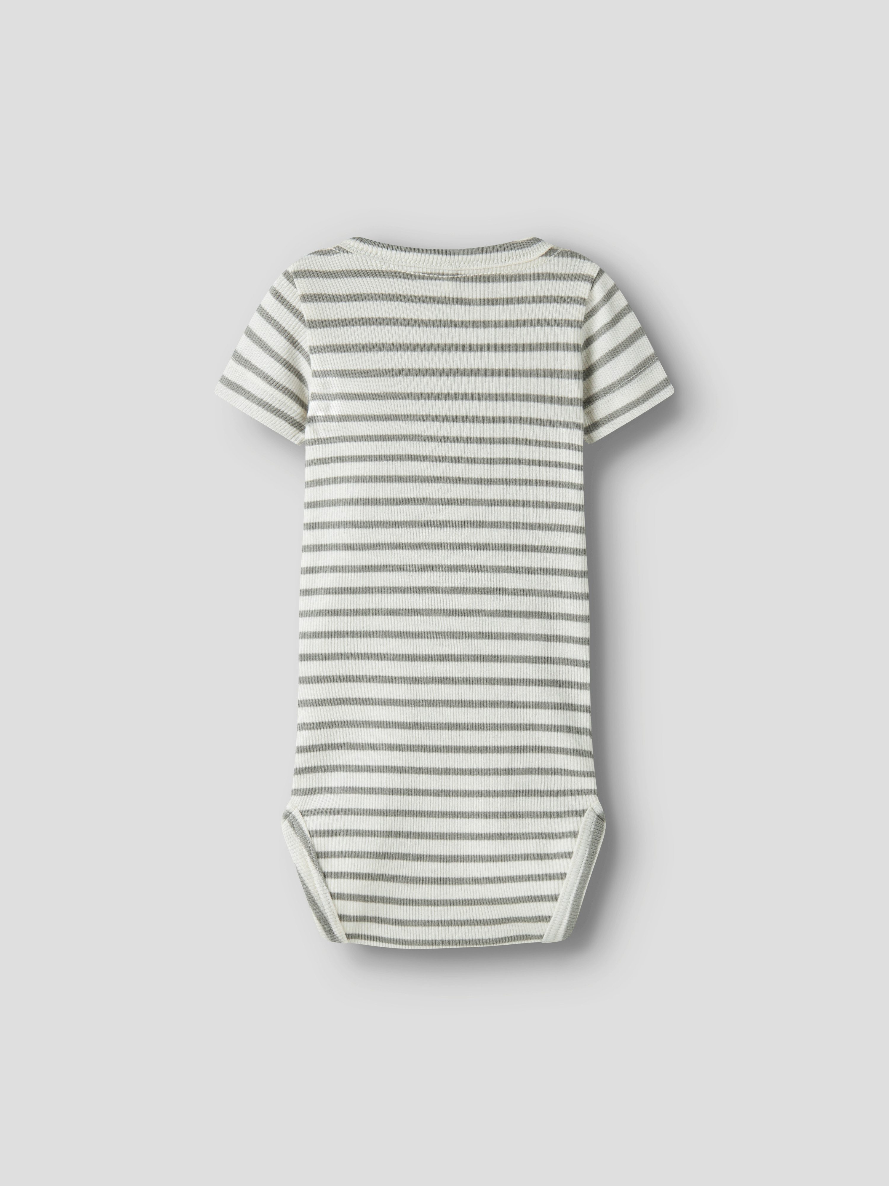 Name It Kurzarmbody NBNBANI SS BODY NOOS Baumwollmischung, Jersey Rippqualität – Bild 3 von 4