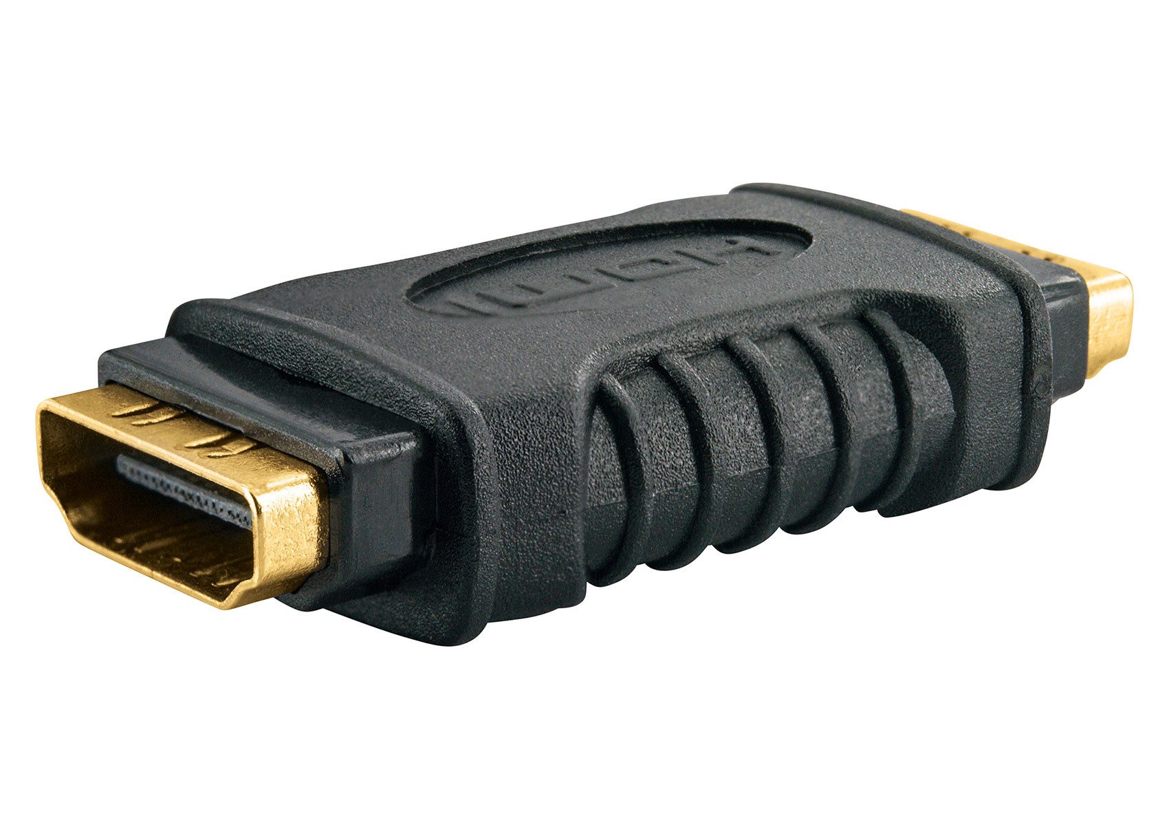 Schwaiger HDMK01 533 HDMI-Adapter zu HDMI Buchse, hochauflösende Ultra DU Übertragung