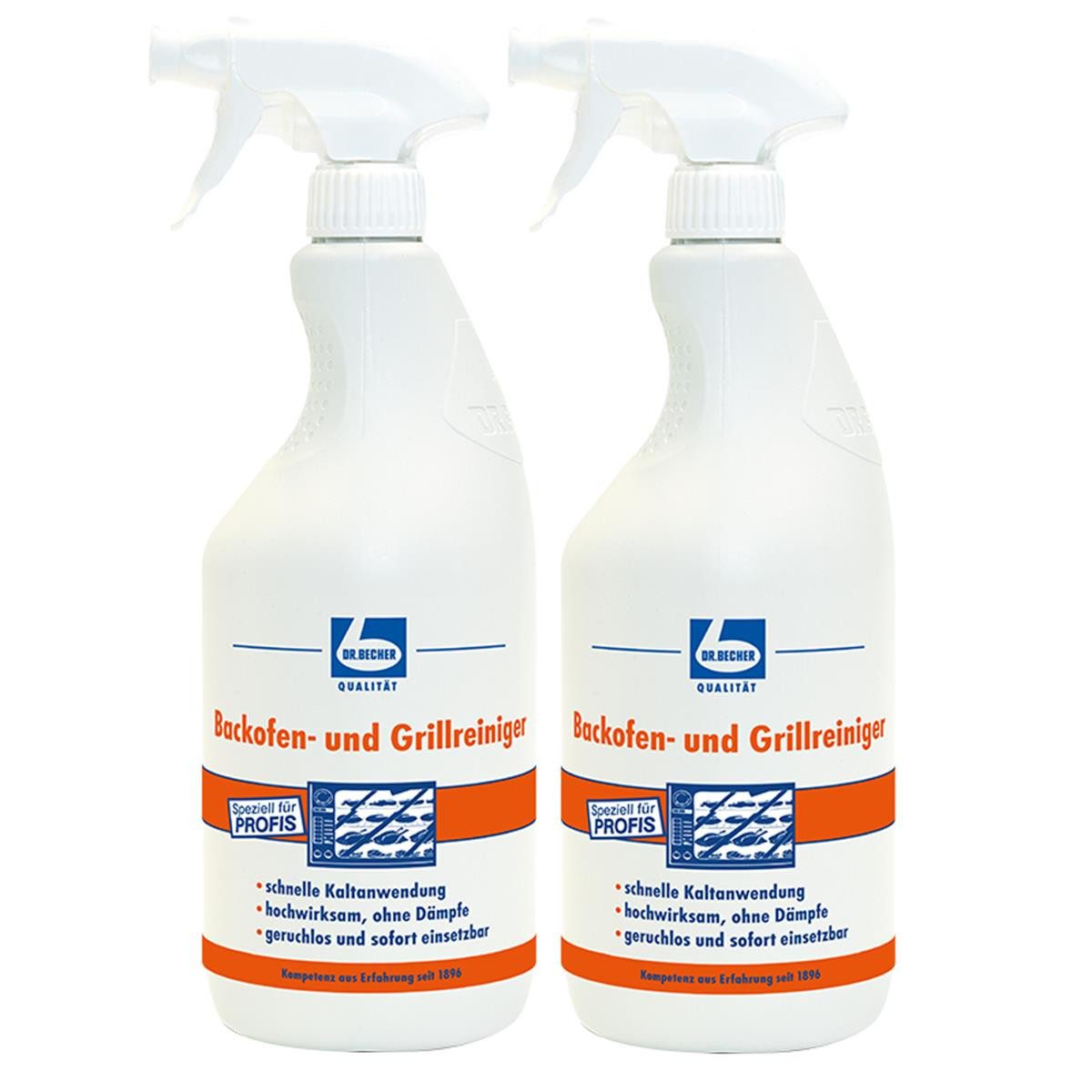 Dr. Becher Dr. Becher Backofen und Grillreiniger 1L gegen Fett- & Bratrückstände Küchenreiniger