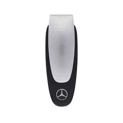 Mercedes Benz Geldscheinklammer Geldscheinklammer, Business silberfarben / schwarz, Edelstahl, B66954779
