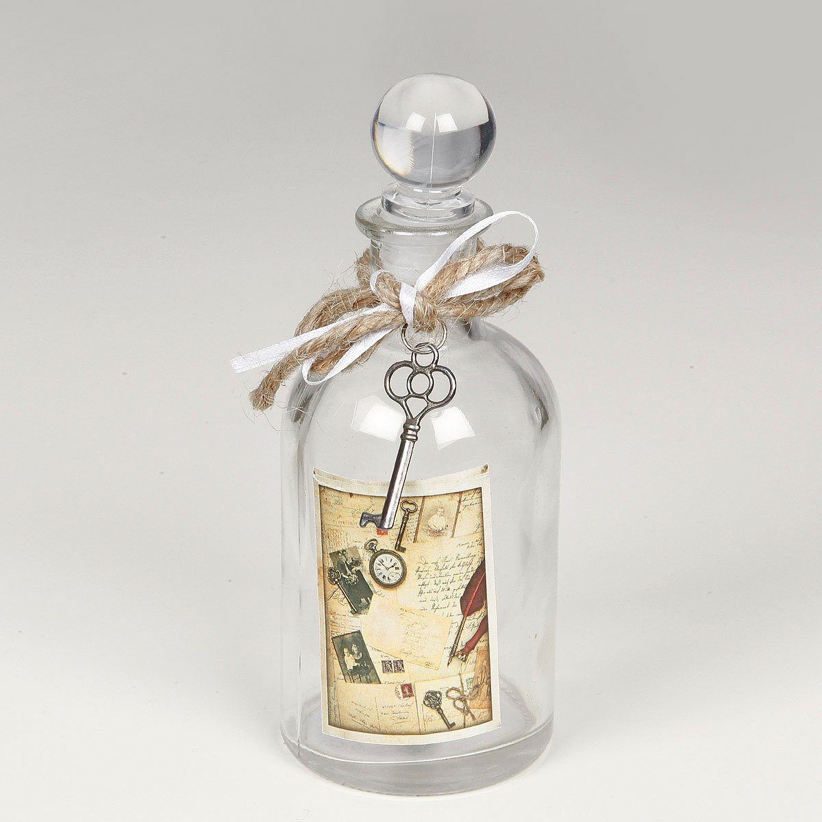 Parfüm-Flasche - Dekoobjekt Haus Ambiente rund St) (1