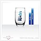 PLATINUX Glas »Hohe Trinkgläser«, Glas, mit Water-Print 320ml (max. 380ml) Set 6-Teilig Wassergläser Saftgläser Getränkeglas, Bild 3