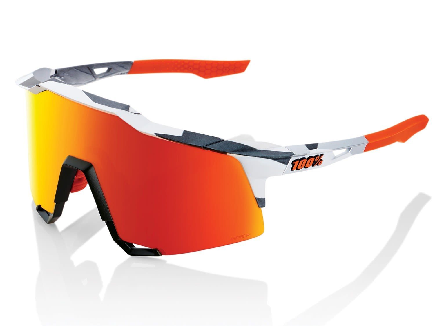 Lens Speedcraft 100% Hiper Sportbrille Rot Accessoires 100% Mirror
