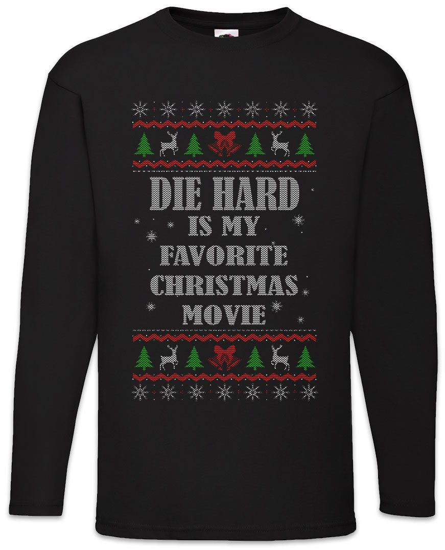 Langarmshirt My Favorite Christmas Movie Langarm T-Shirt Merry Hard Santa Die