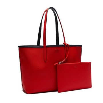 Lacoste Henkeltasche Damen Wendetasche mit Pochete - Shopper