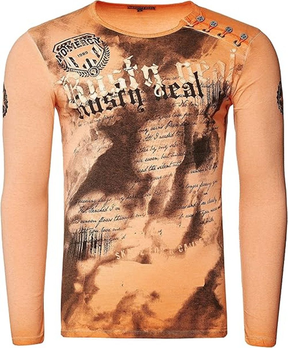 Rusty Neal Longshirt Herren Rundhals