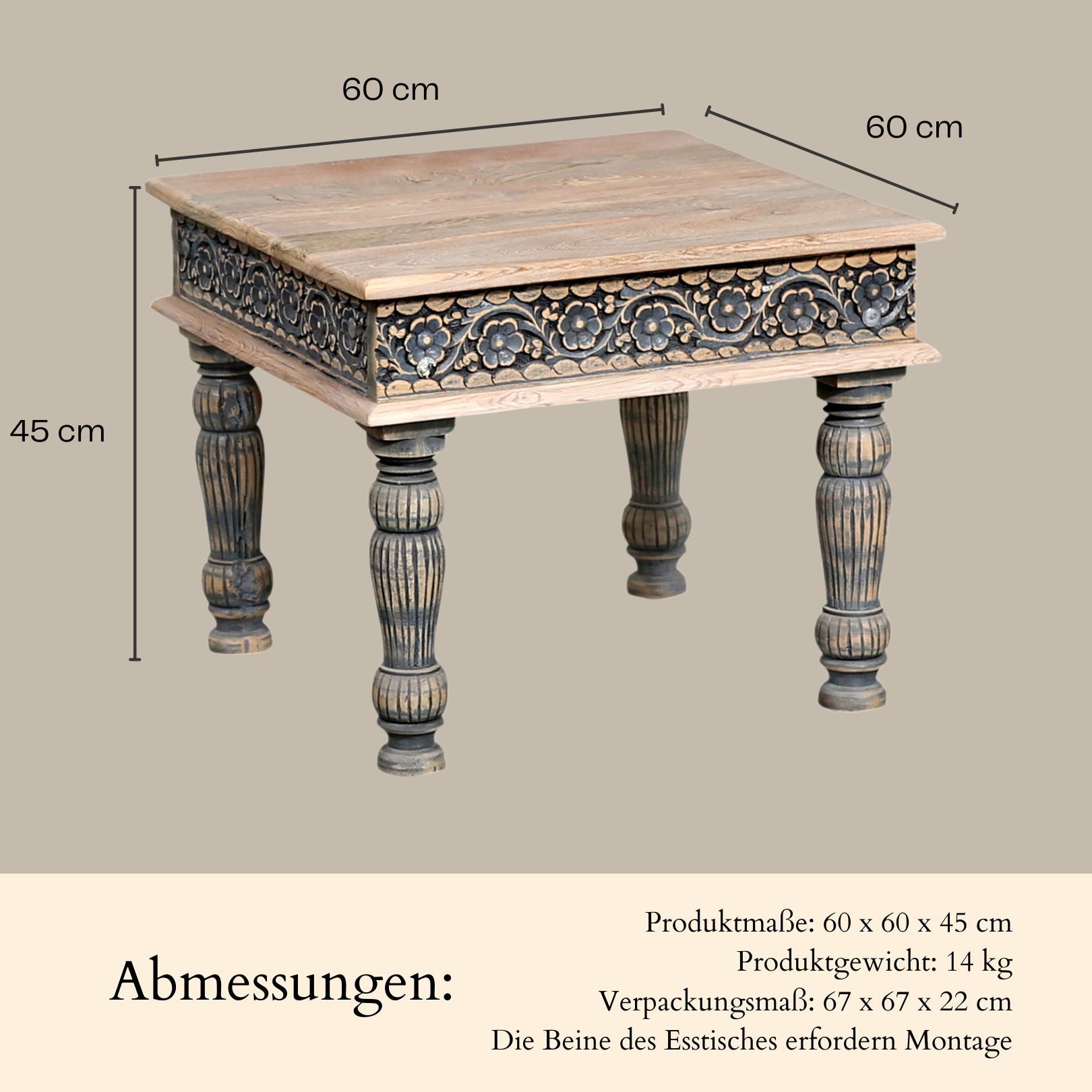 Marrakesch Orient & Mediterran Interior Couchtisch günstig online kaufen