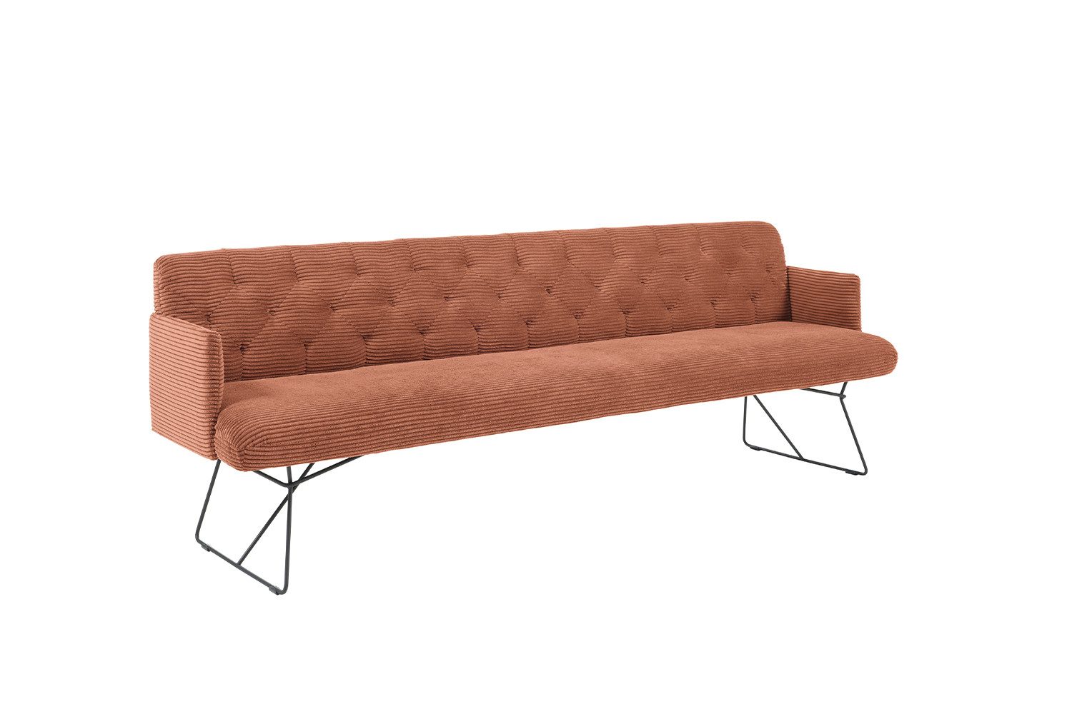 KAWOLA Sitzbank CHARME, Esszimmerbank Polsterbank, Velvet günstig online kaufen