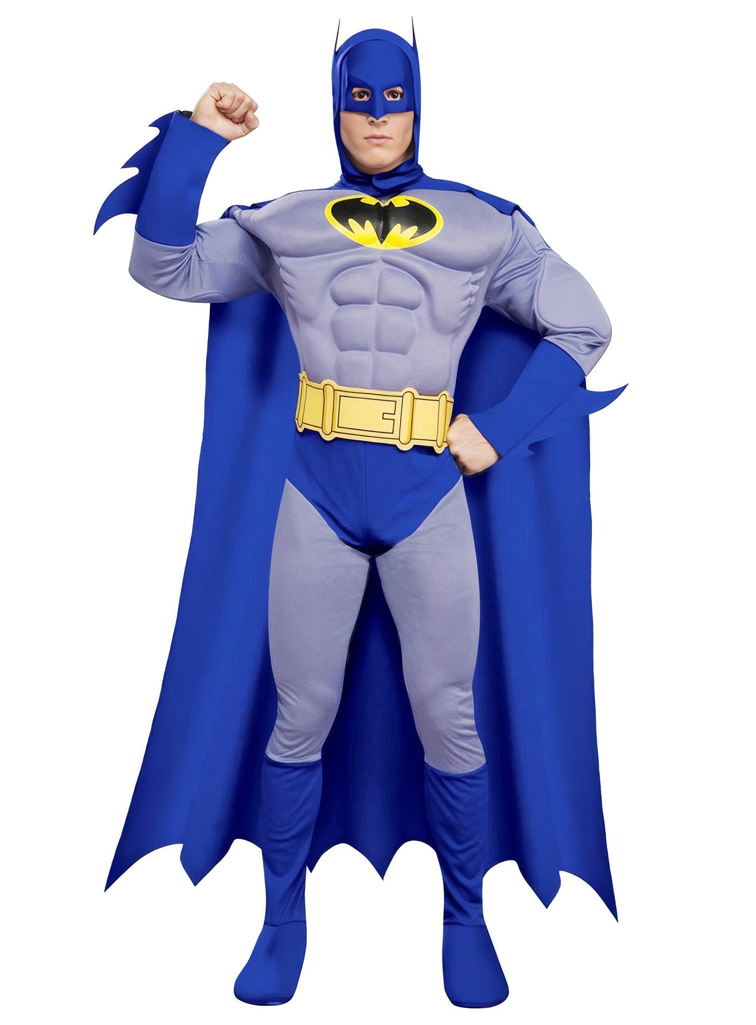 Rubie´s Kostüm Batman Deluxe, Original lizenziertes Kostüm aus den DC Comics 'Batman: The Brave and