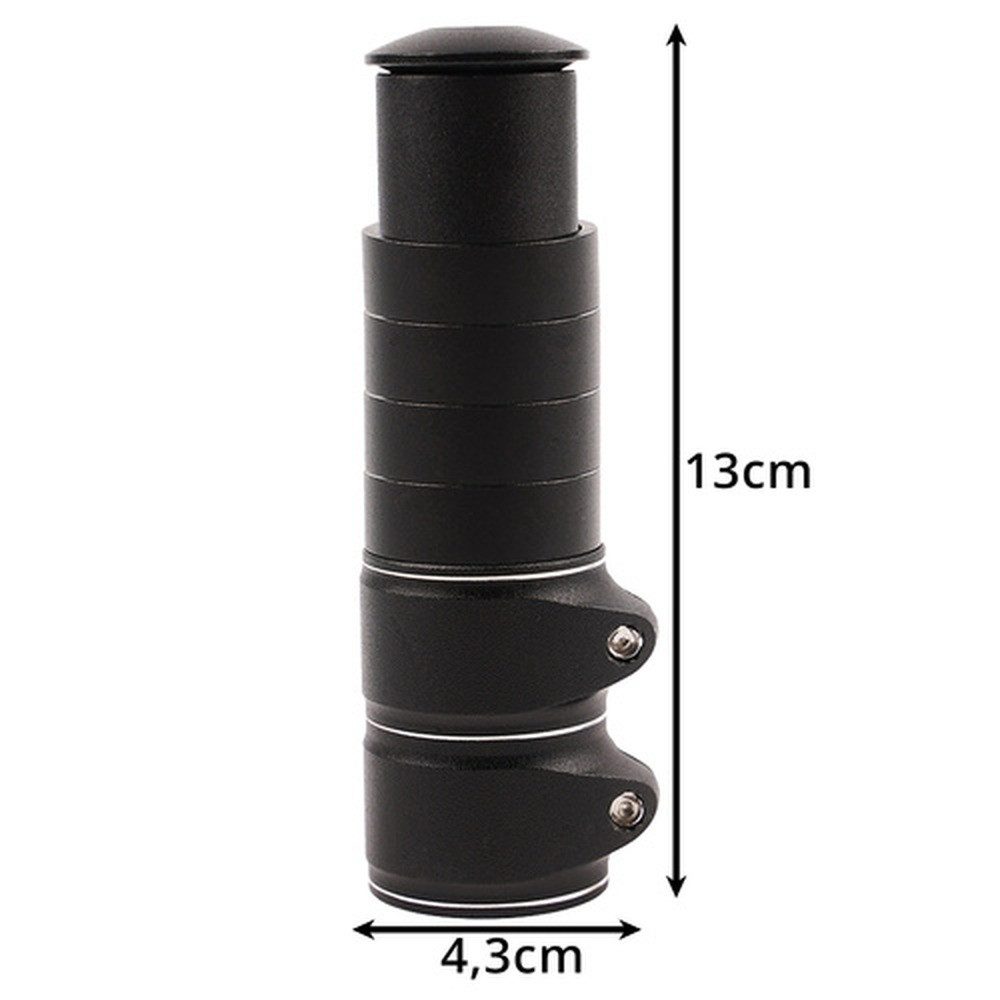 Trizand Fahrradlenker Fahrradlenkeradapter Lenkerhalter, (Spar-Set, 1-tlg., höhenverstellbar), ermöglicht die individuelle Lenkerhöheneinstellung
