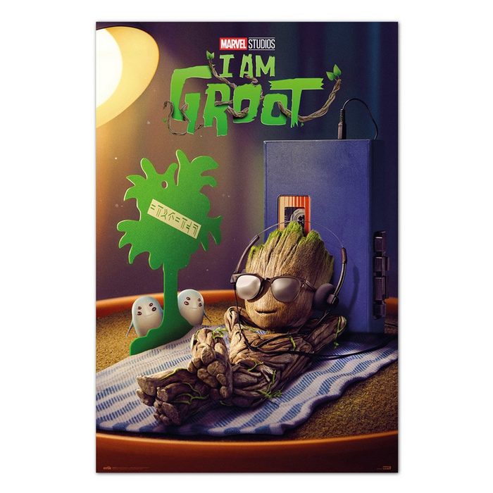 Grupo Erik Poster Marvel I am Groot Poster Get Your Groot On 61 x 91 5 cm