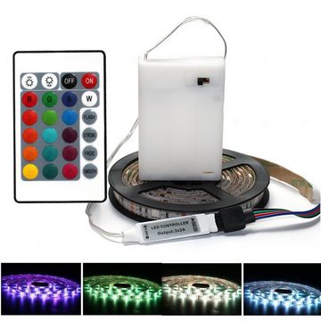 LANOR LED Stripe Farbwechsel, Infrarot, Fernbedienung, Wasserdicht,0.5M/1M/2M