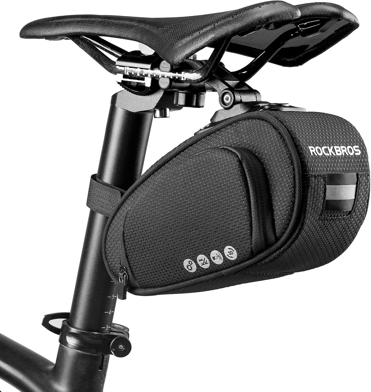 ROCKBROS Fahrradtasche Satteltasche mit Schnellverschluss