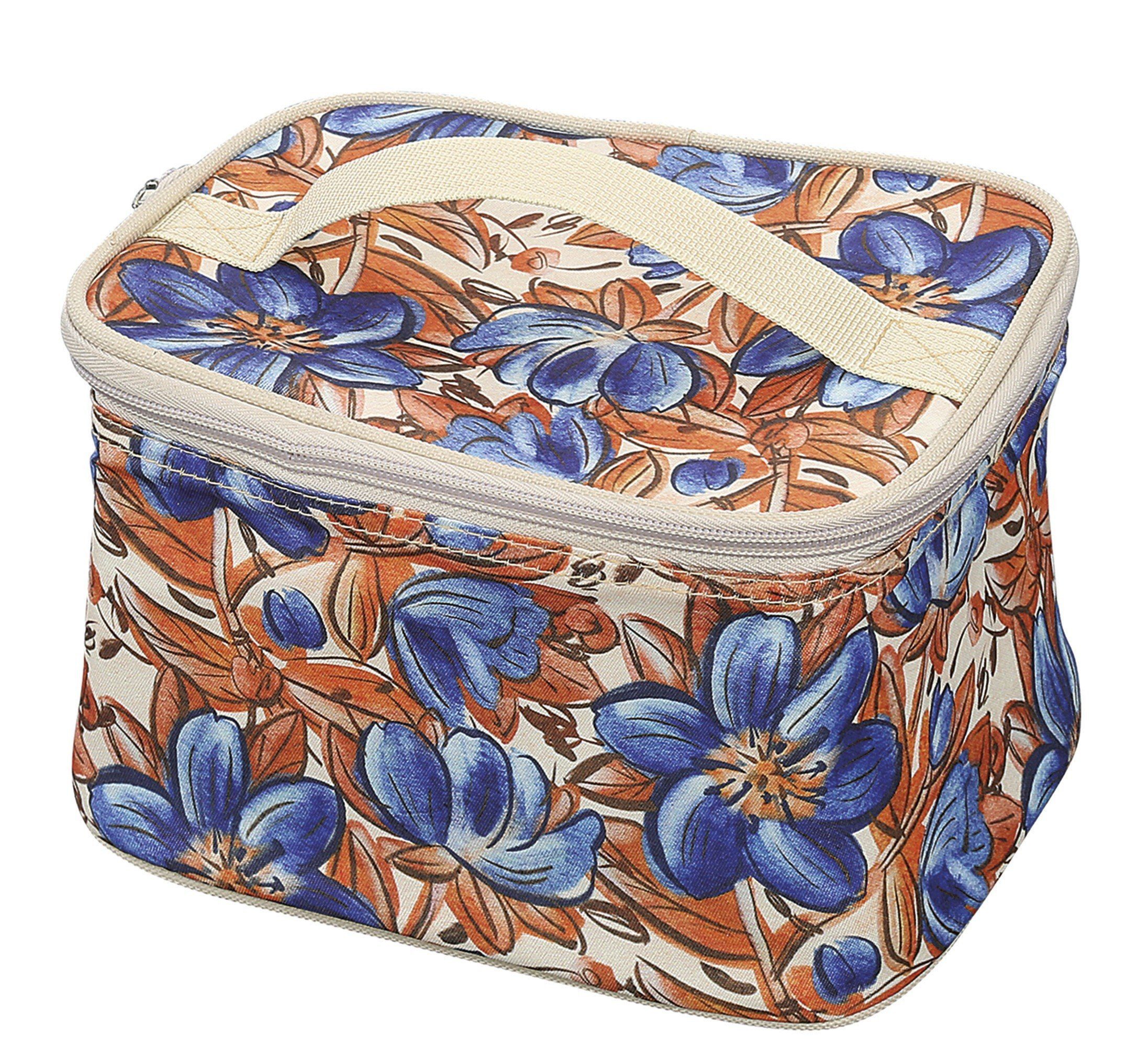 Cilio Picknickkorb Picknickkorb für 4 Personen Kühlfach Teller Gläser Besteck Cilio