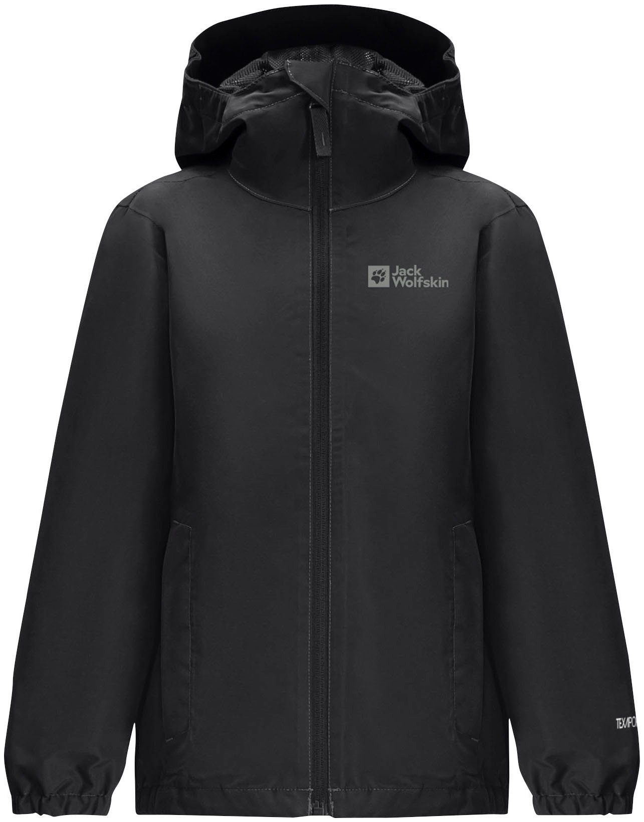 K black JACKET Jack Wasserabweisend & Wolfskin Outdoorjacke FLAZE Atmungsaktiv