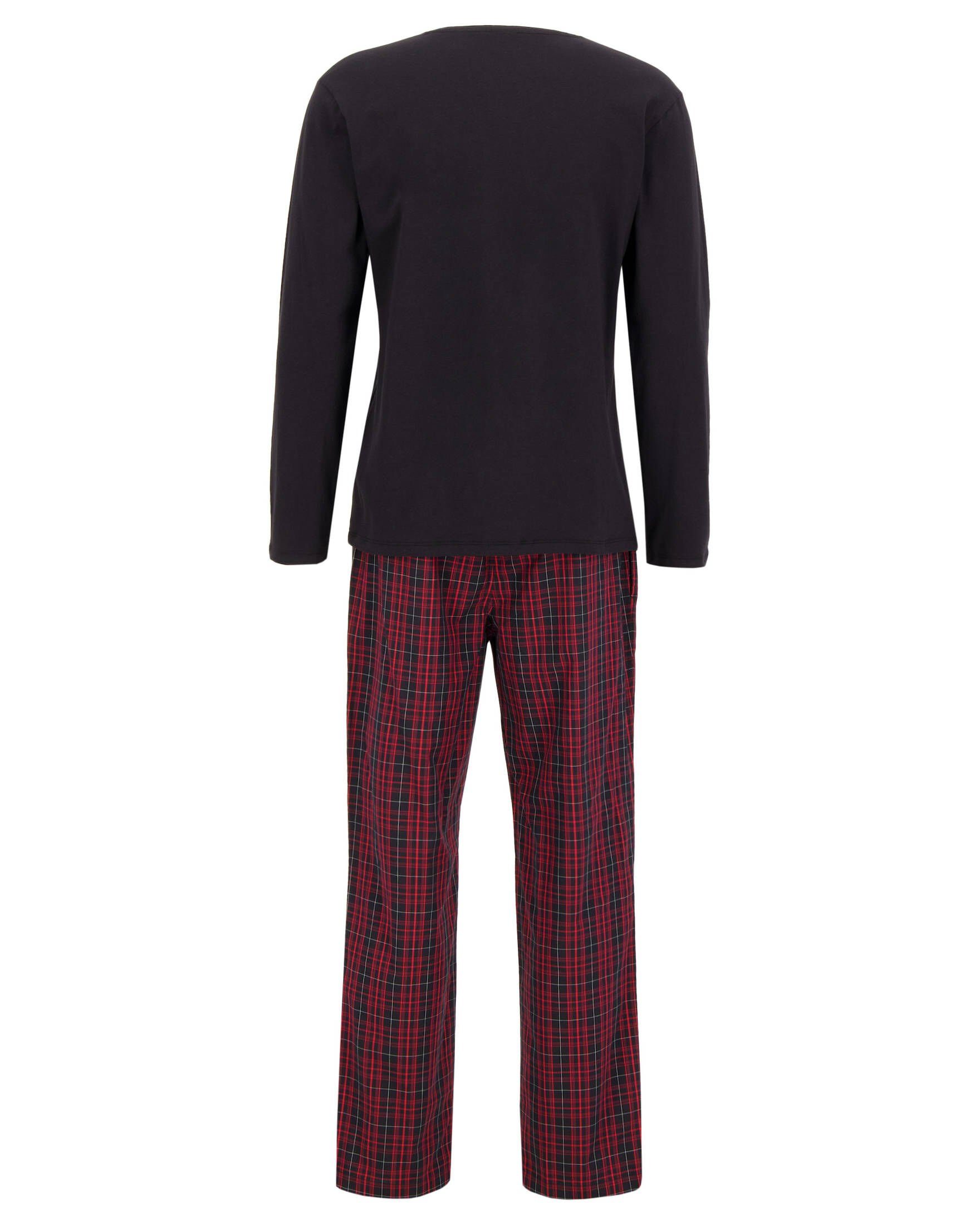 Regular red Fit (2 Schlafanzug Pyjama bright tlg) 627 BOSS Herren
