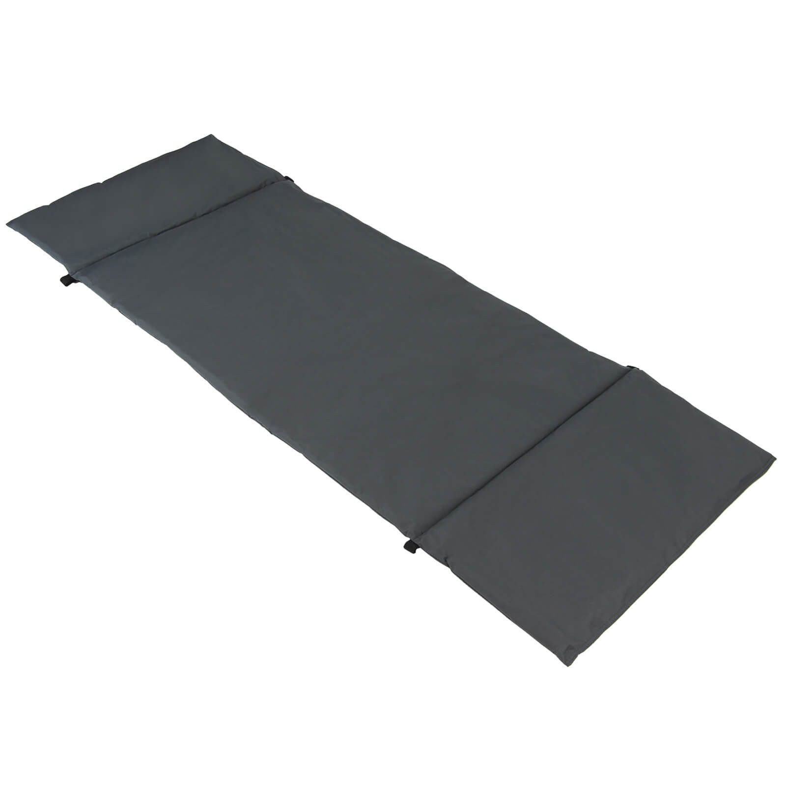 BB Sport Liegenauflage Universelle Feldbettauflage XXL 210 x 72 cm mit Befestigungsbändern