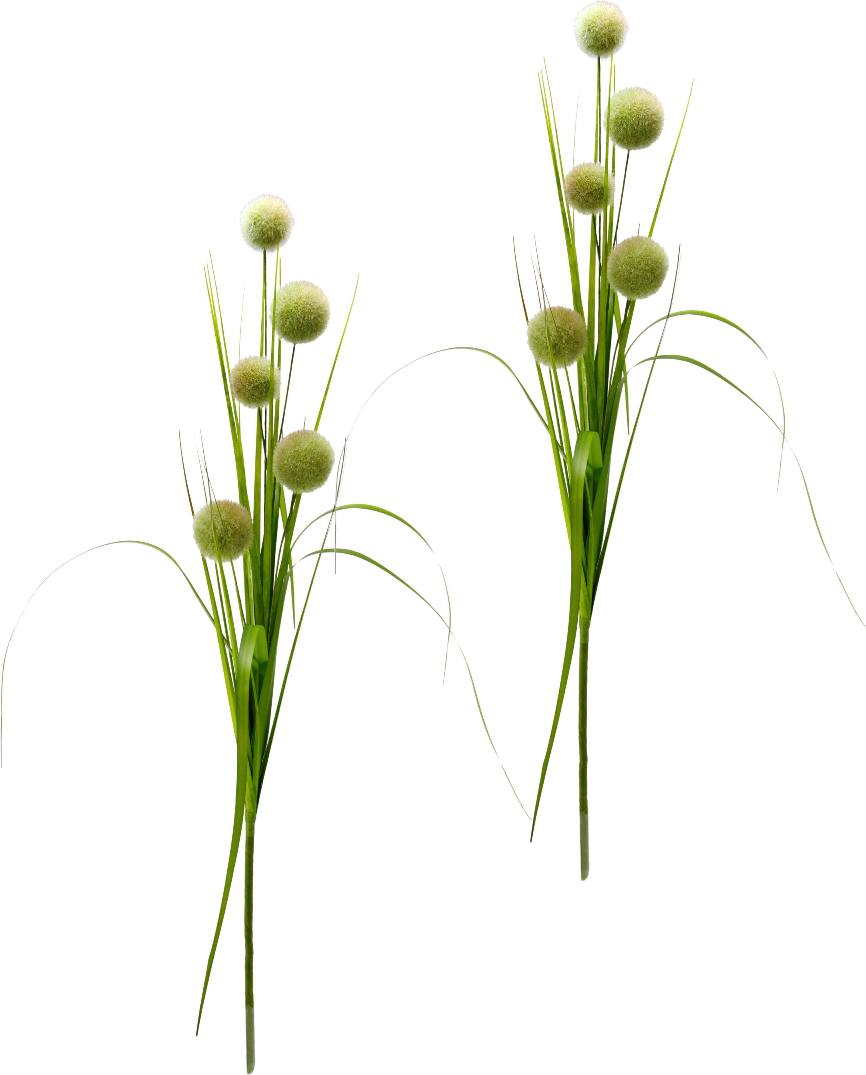 Kunstpflanze Allium im Gras, I.GE.A., Höhe 107 cm, Dekozweig, 2er Set günstig online kaufen