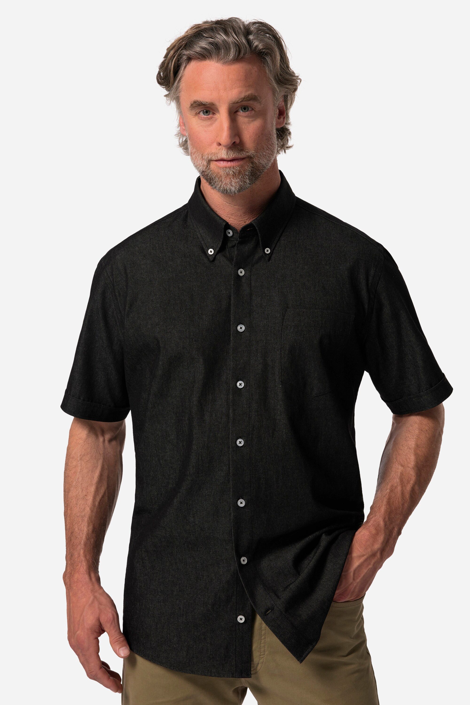 Kurzarmhemd Boston Park Hemd Halbarm Buttondown-Kragen