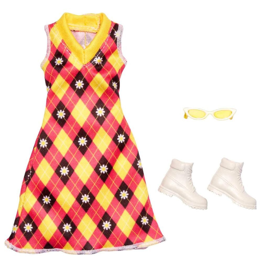 Barbie Puppenkleidung Daisies & Checks Barbie Puppen-Kleidung Mattel Trend günstig online kaufen