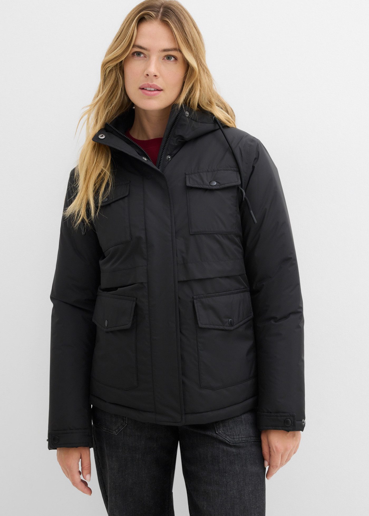 bonprix Funktionsjacke figurumspielende Passform, sportlicher Stil