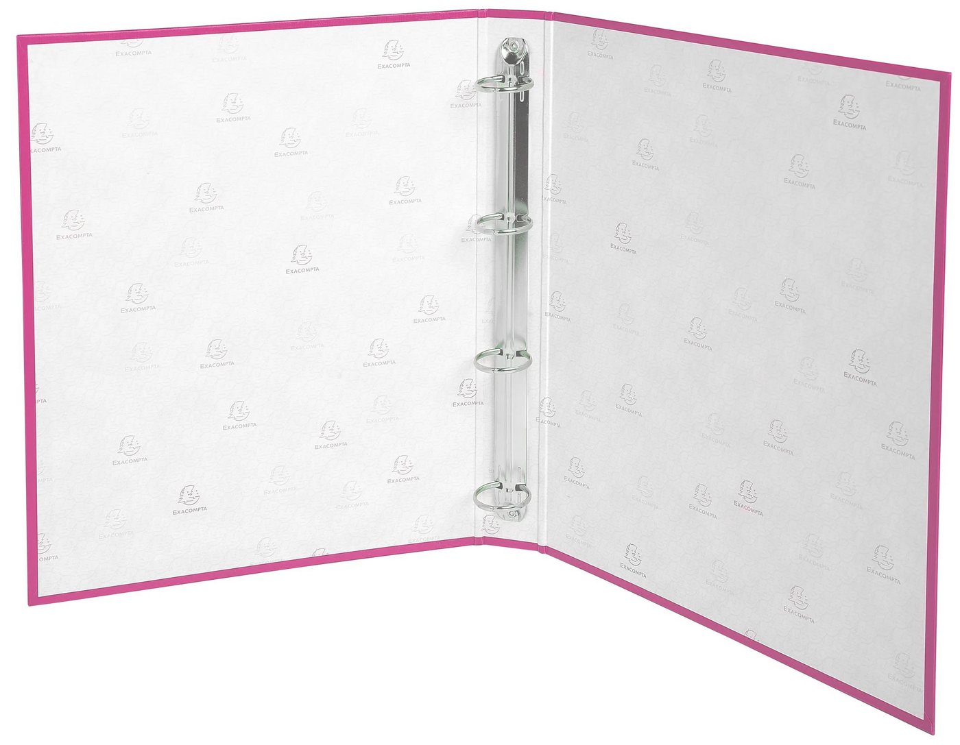 Thumbnail - EXACOMPTA Ringbuchmappe 20x Ringbuch PP 18mm 4Ring 30mm Rücken 40mm 32x26cm A4 Rosa 51365E, Karton Ringbücher