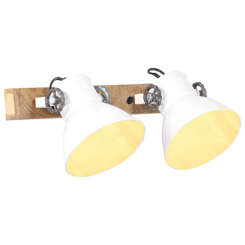 vidaXL Deckenleuchte Wandlampe Industriestil Weiß 45x25 günstig online kaufen
