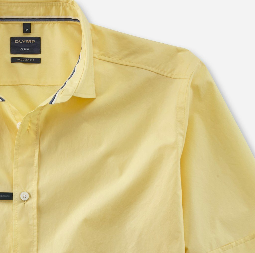 OLYMP Kurzarmhemd 412472-Hemden gelb