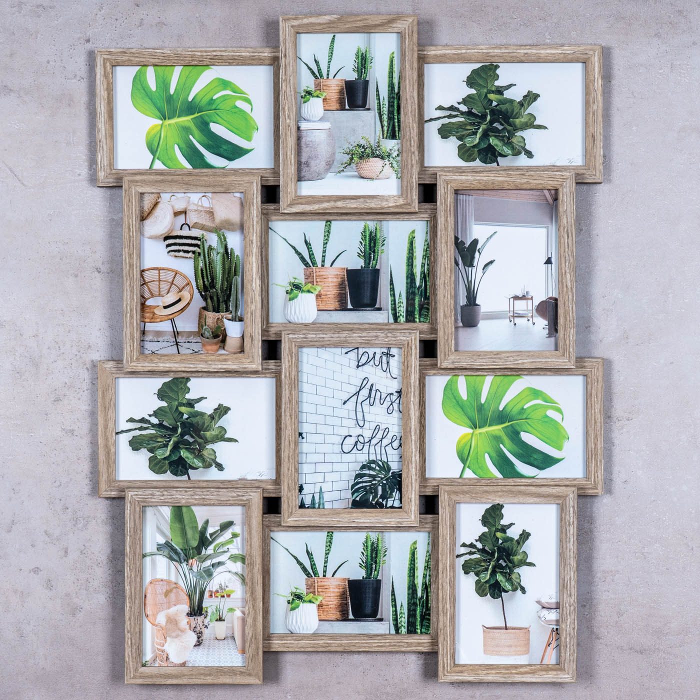 Levandeo® Bilderrahmen Collage, levandeo Bilderrahmen Collage 45x58cm 12 Fo günstig online kaufen