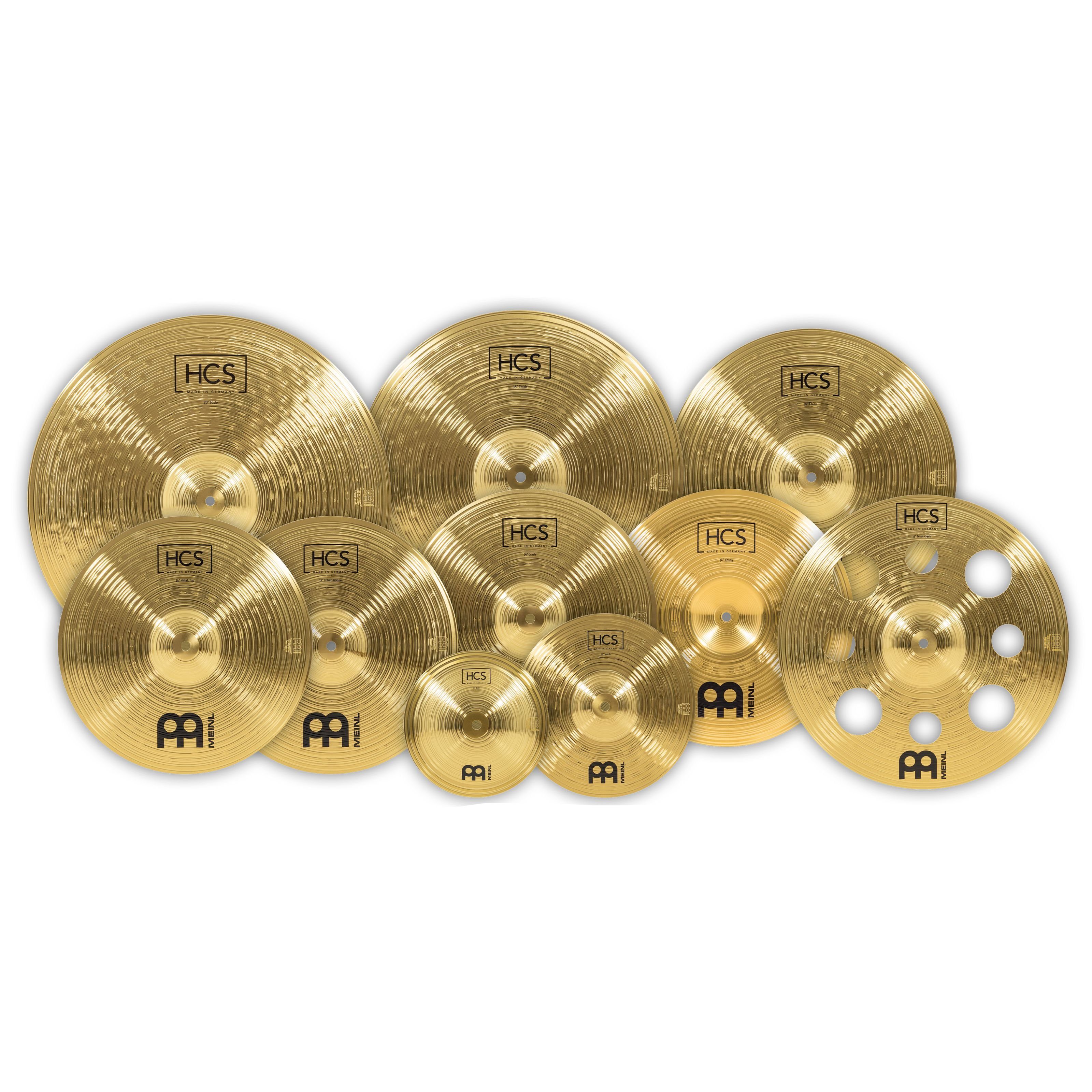 Meinl Percussion Becken,HCS Ultimate Cymbal Set HCS-SCS1, Cymbals, Cymbal Sets, HCS Ultimate Cymbal Set HCS-SCS1 - Becken Set