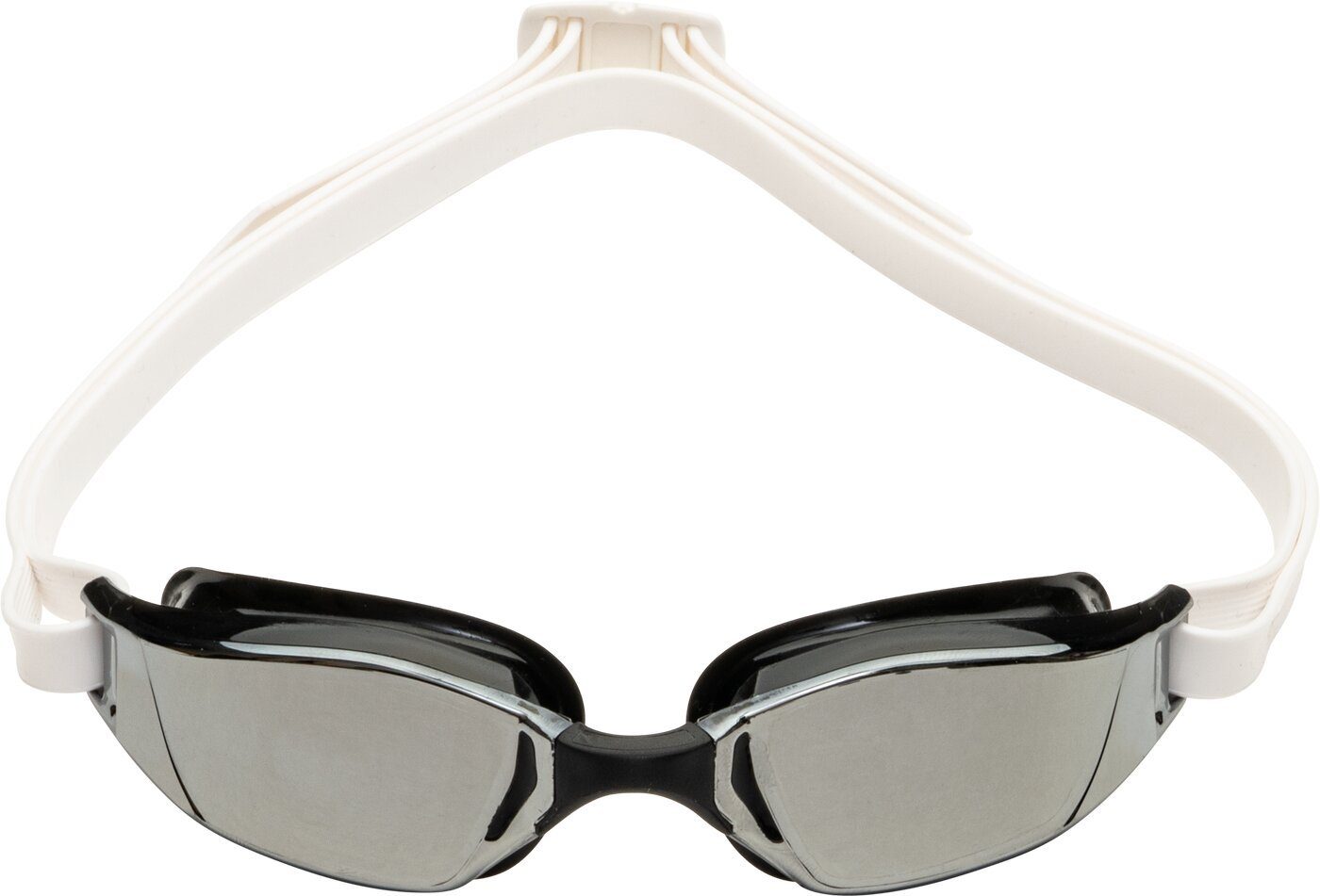 Aqua Sphere Schwimmbrille XCEED SILVER WHITE MIRROR LENS BLACK schwarz/weiß