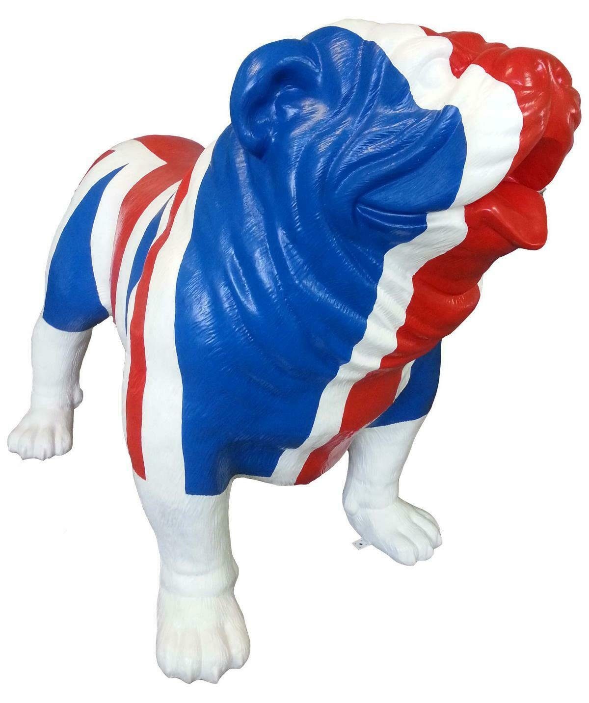 JVmoebel Skulptur, Design Figuren Skulpturen Moderne Bulldogge Skulptur Deko Skulpturen Hund Neu