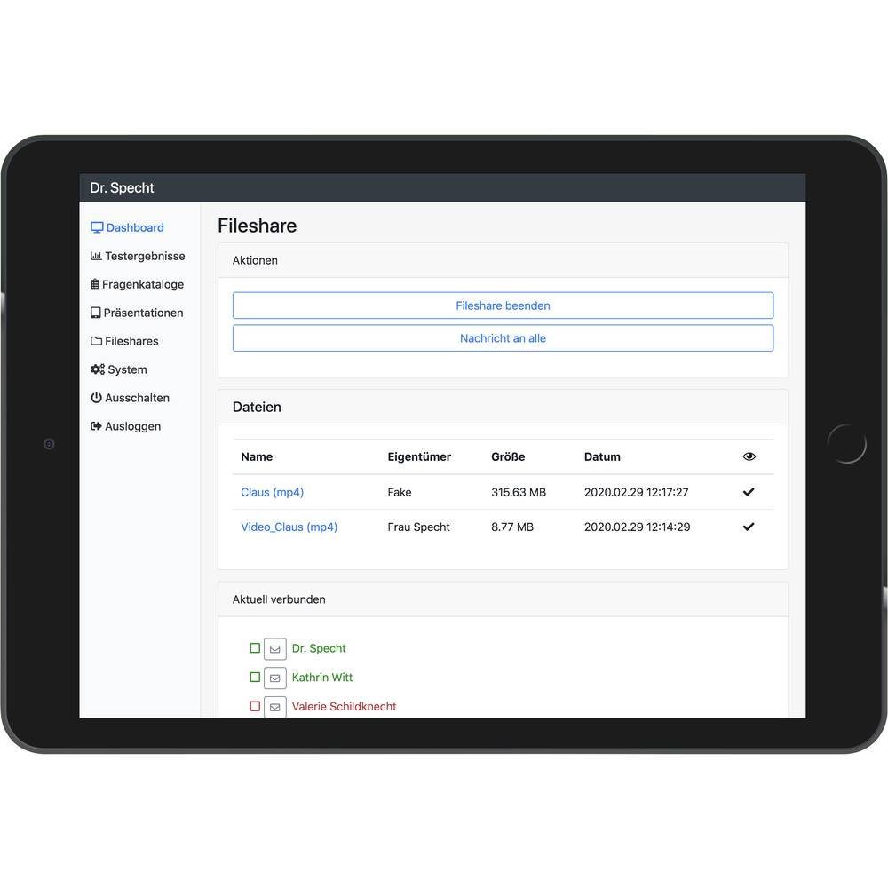 Mr. Signal Präsentations-Server MS_C_20200301 WLAN-Access Point