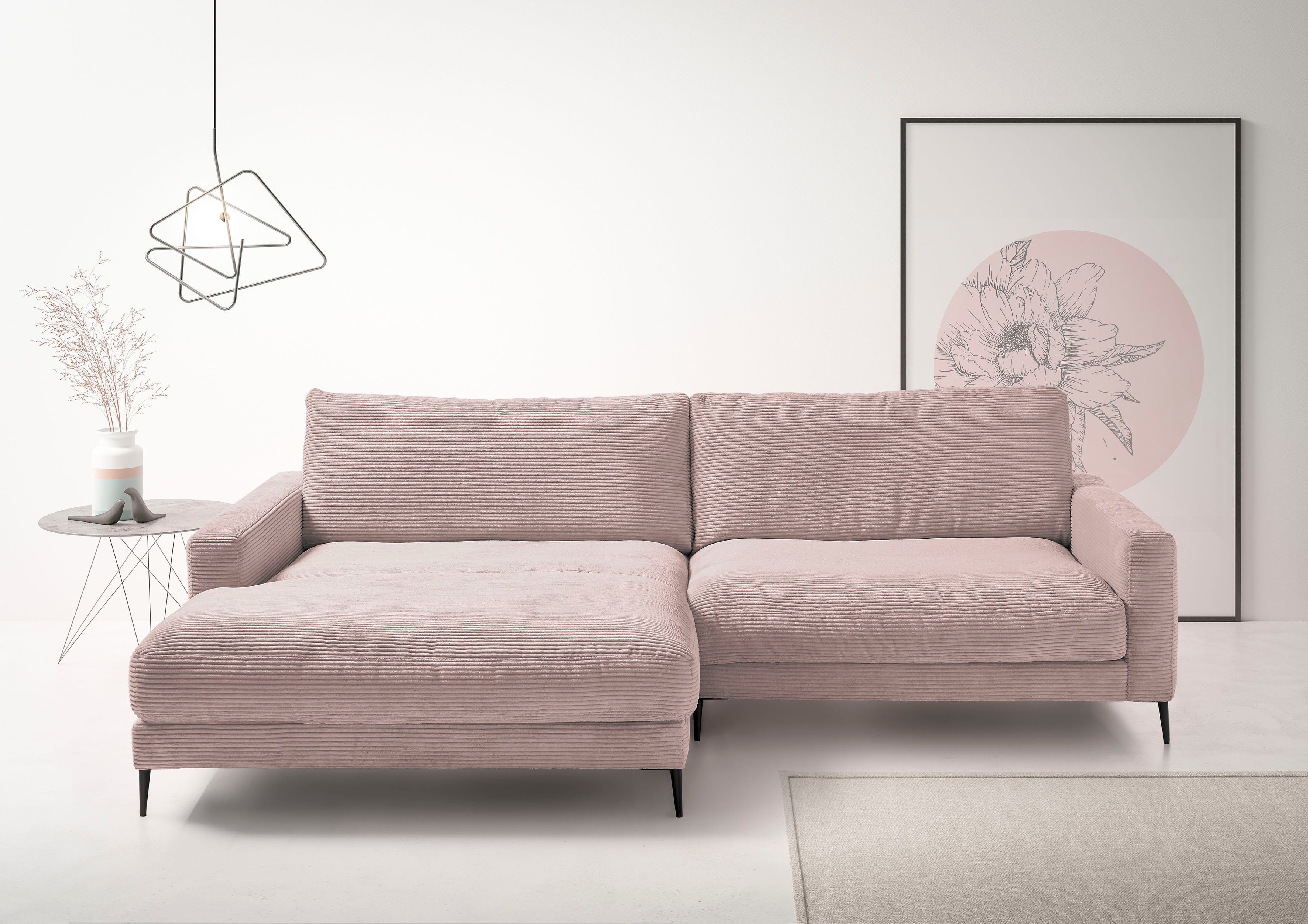 INOSIGN Ecksofa Downtown, B/T/H: 272/190/84 cm günstig online kaufen