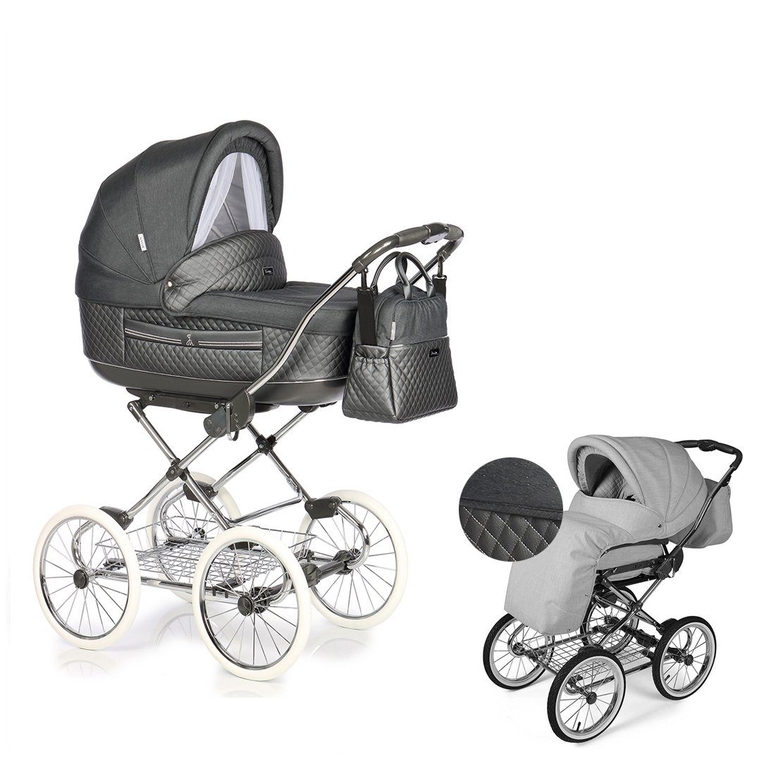 - in Schwarz Kombi-Kinderwagen (P-231) in 4 11 Teile 1 Designs - 2 Roan Marita