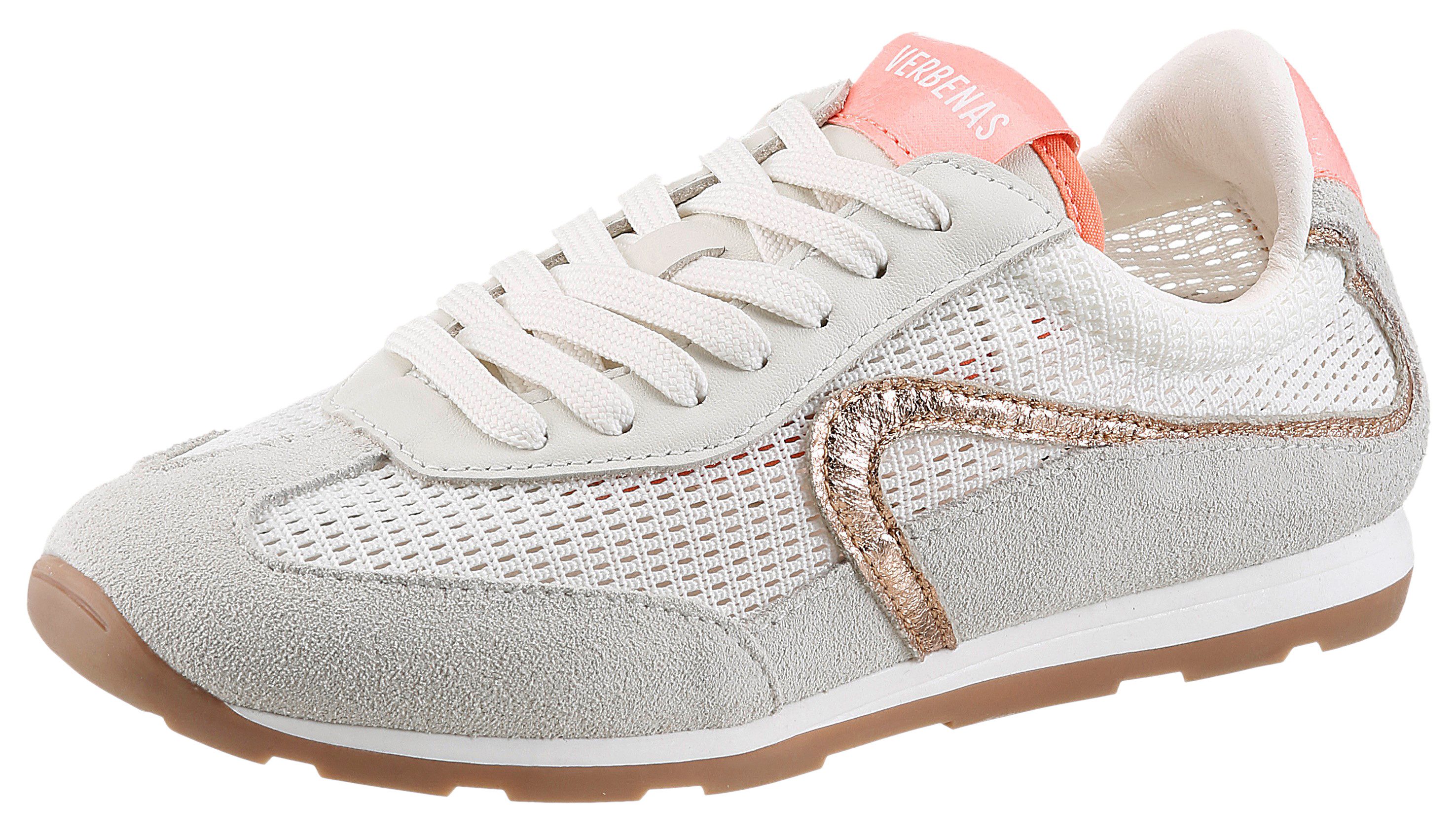 VERBENAS JAMAICA Retrosneaker, Halbschuh, Schnürschuh mit Mesheinsatz