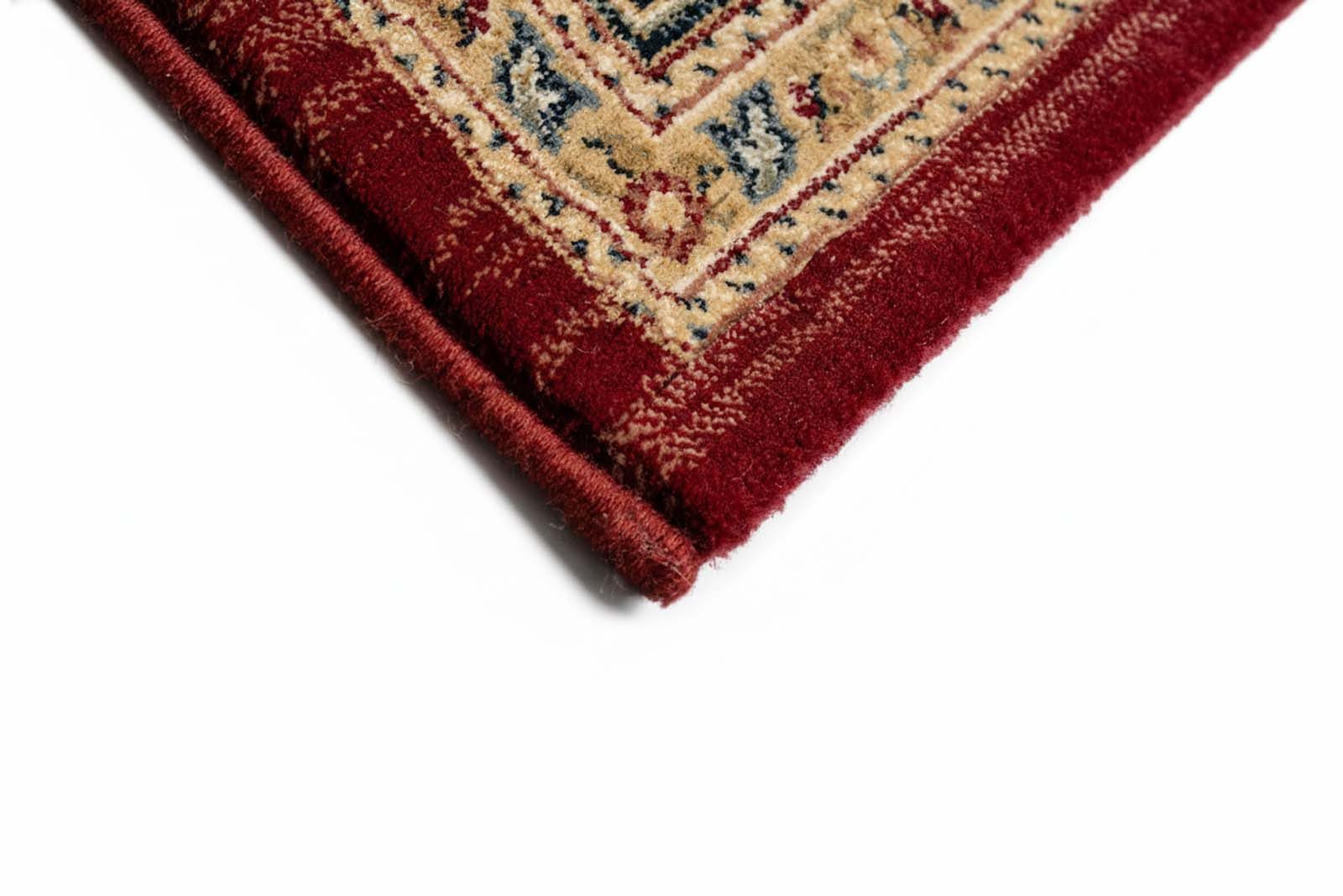 TaraCarpet Teppich TaraCarpet Leonardo Tiflis Wohnzimmer,Schlafzimmer,Esszimmer, rechteckig, Höhe: 9 mm, Wohnzimmer, Schlafzimmer, Esszimmer Leonardo Tiflis rot133x195