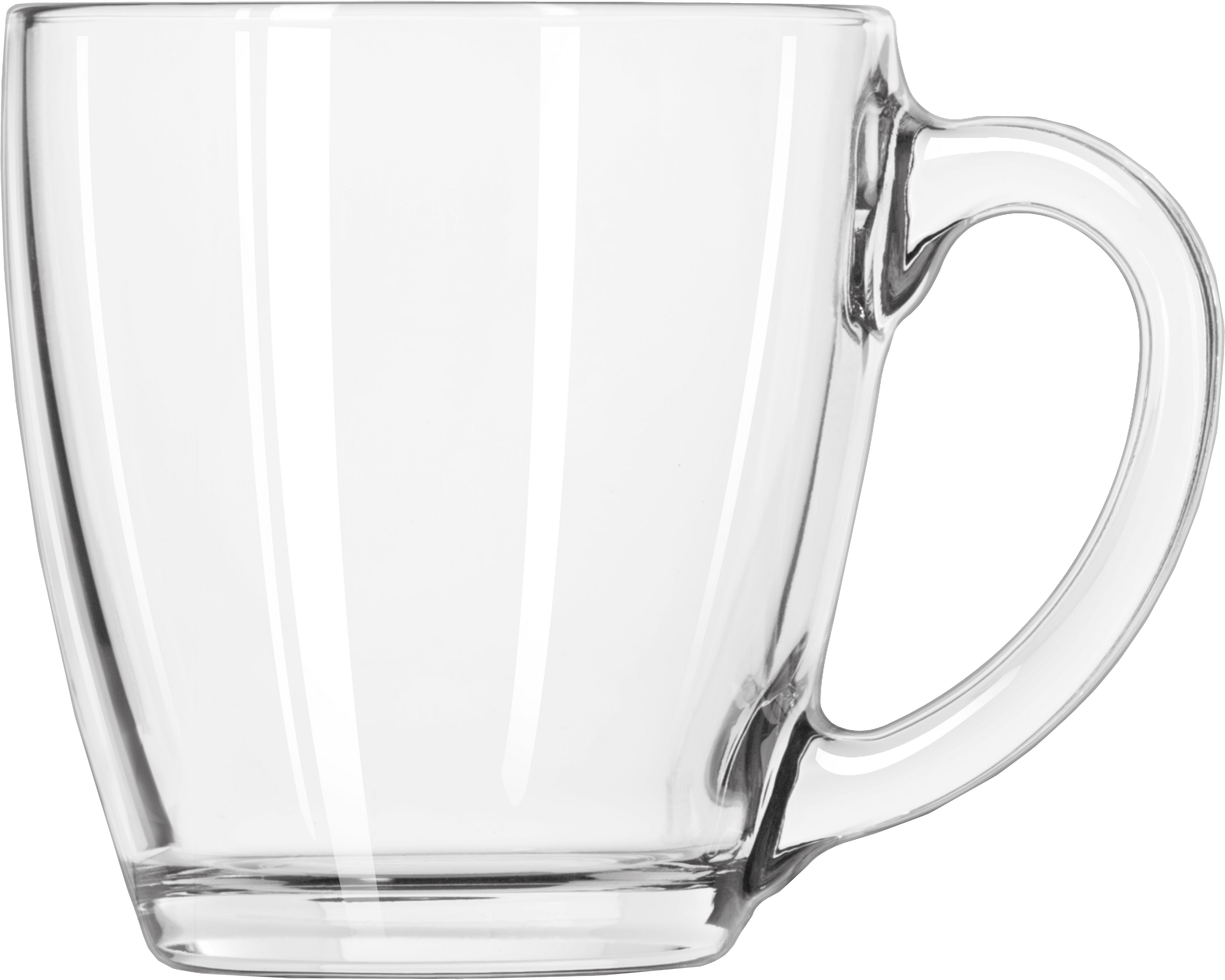 LIBBEY Gläser-Set Tasse -TAPERED-, 458 ml, Ø 10 cm, H: 10,5 cm, 6er Set, 6-tlg., Glas, hochwertig verarbeitet, im modernen Design