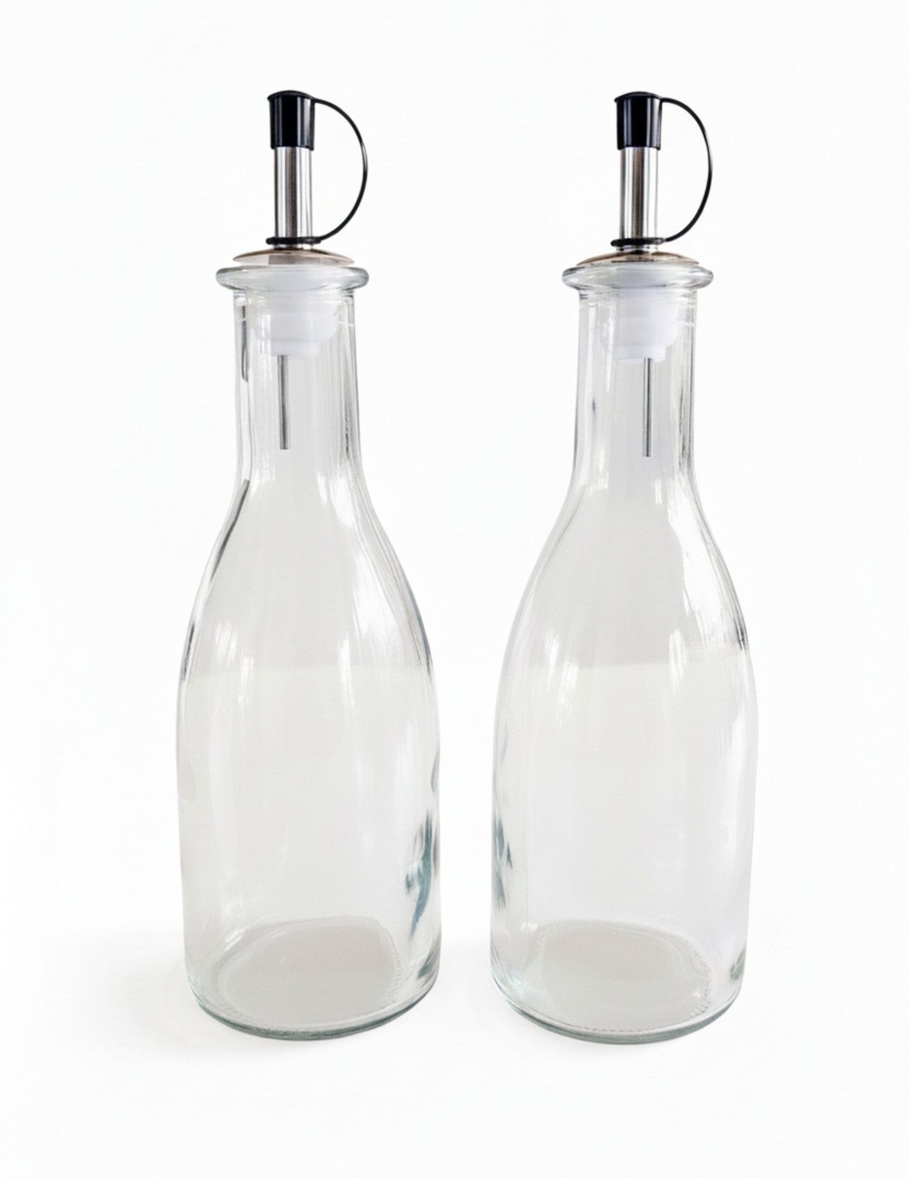 Provance Ölspender 2er Set Glasflaschen 2x300 ml für Essig und Öl