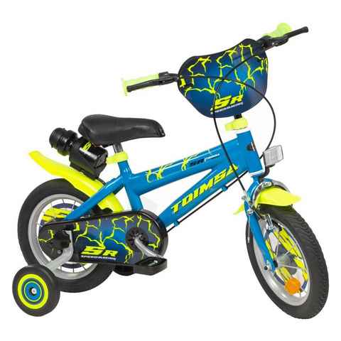 Toimsa Bikes Kinderfahrrad 12 Zoll Kinder Fahrrad Kinderfahrrad Rad Bike Lightning Blau 16212, 1 Gang, Stützräder, Trinkflasche