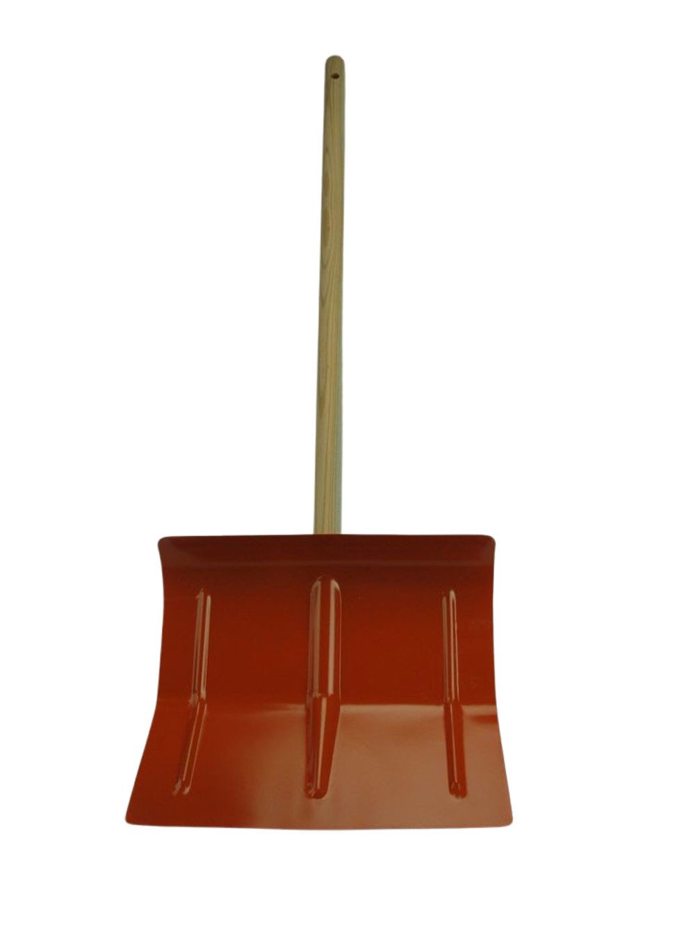 Polar Garten Schneeschieber 5 Stück Kinder Schneeschieber Metall 27,5 cm breit inkl. Holzstiel, 27.5 cm Arbeitsbreite, Sicherer Halt