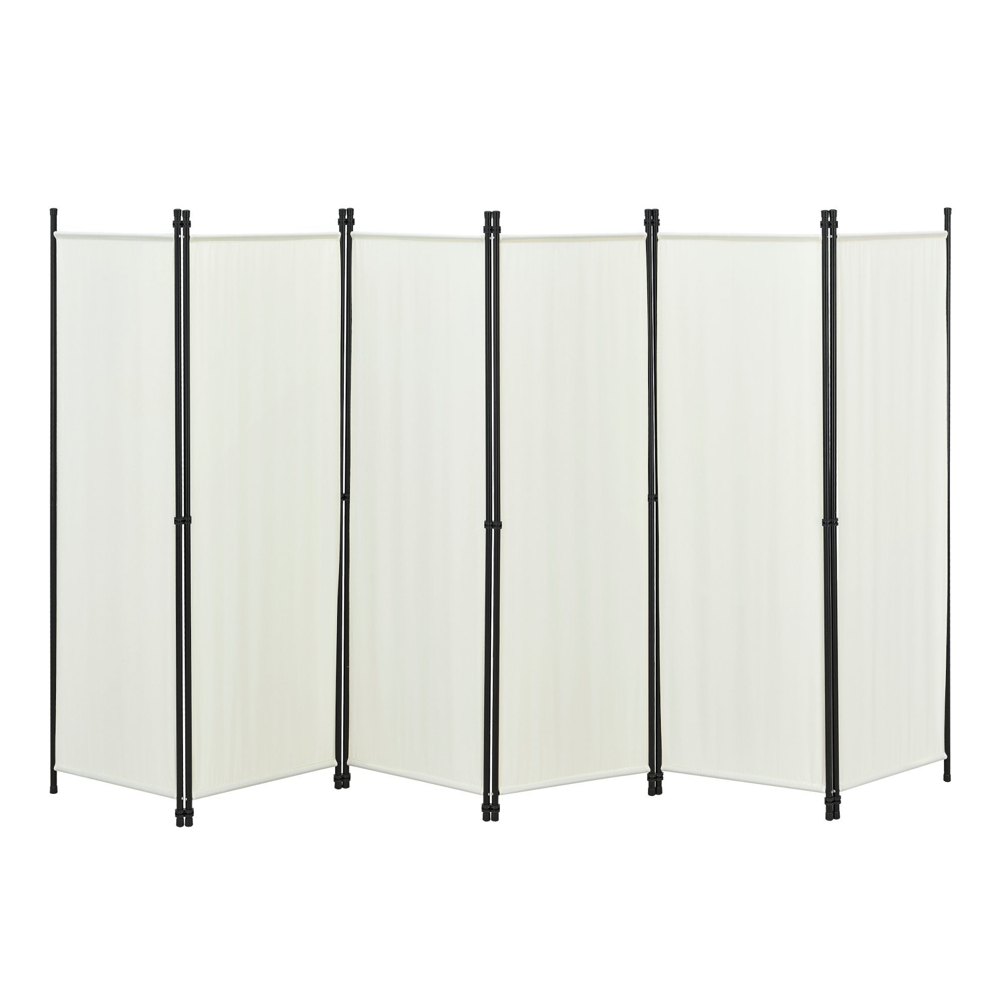 en.casa Paravent, »Huesca« Spanische Wand 6-teilig Sichtschutz 300x171cm We günstig online kaufen