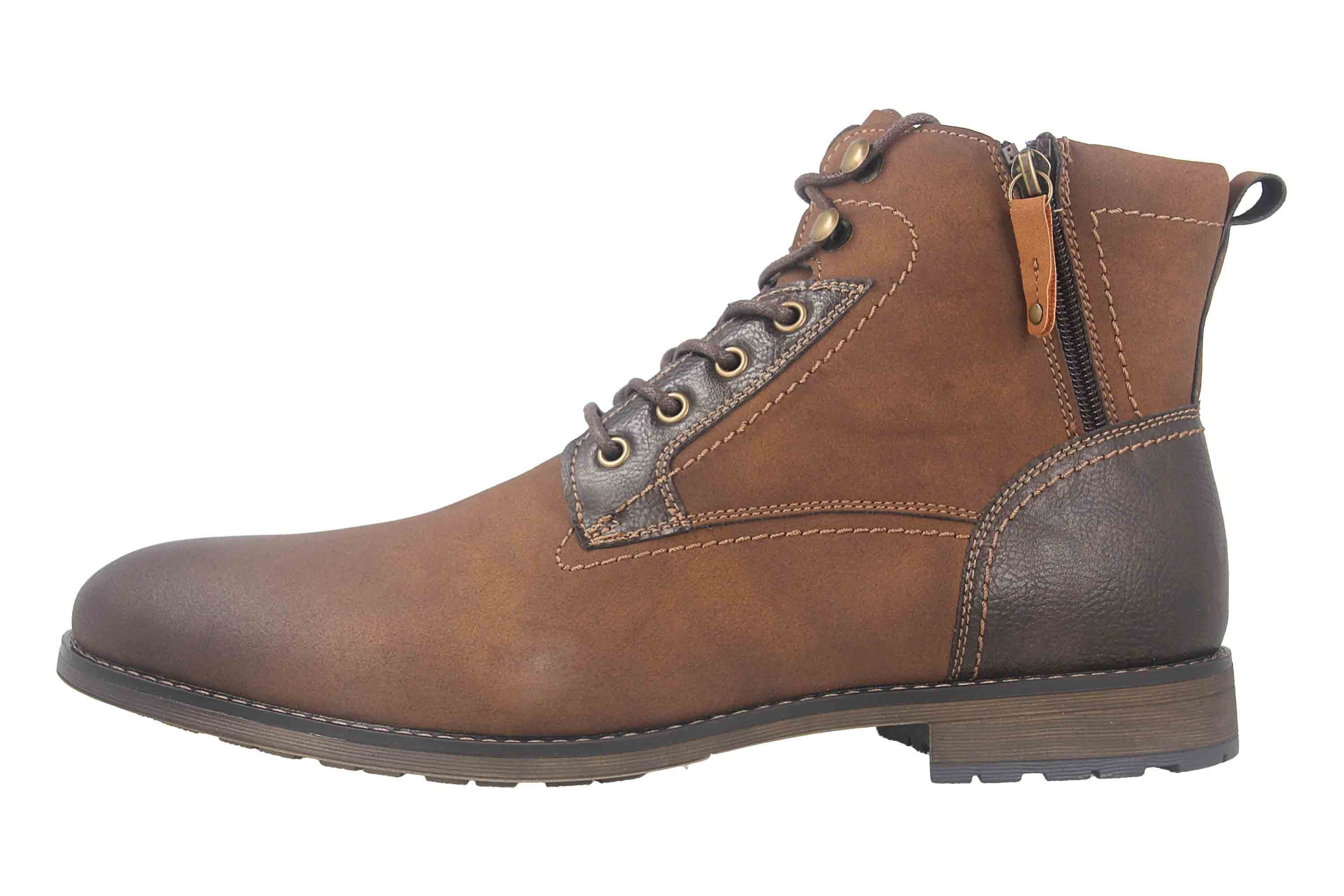Mavins 3HH0180203 3500 D.Brown PU Nubuck Schnürboots günstig online kaufen