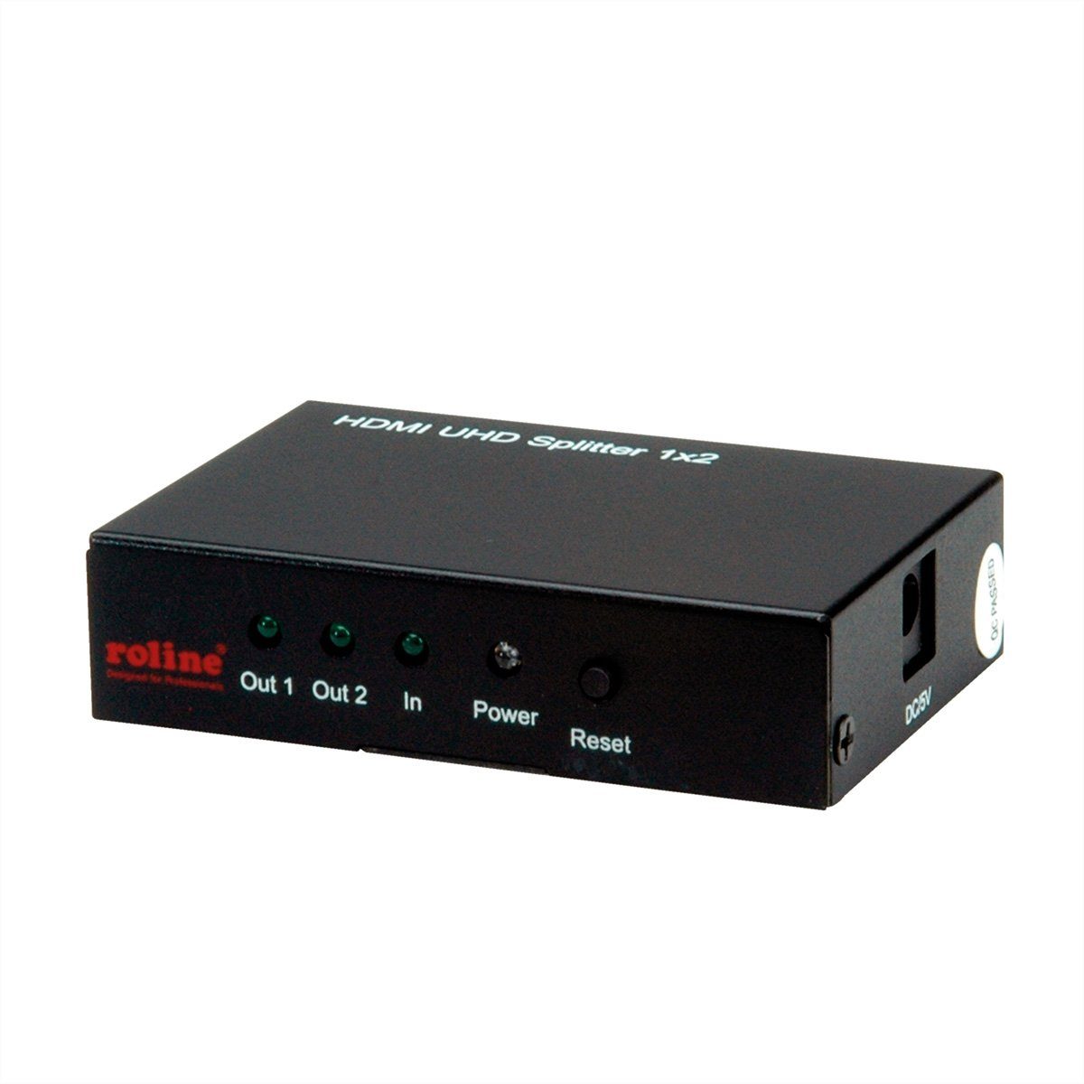 4K HDMI Video-Splitter, 2fach Audio- & Video-Adapter