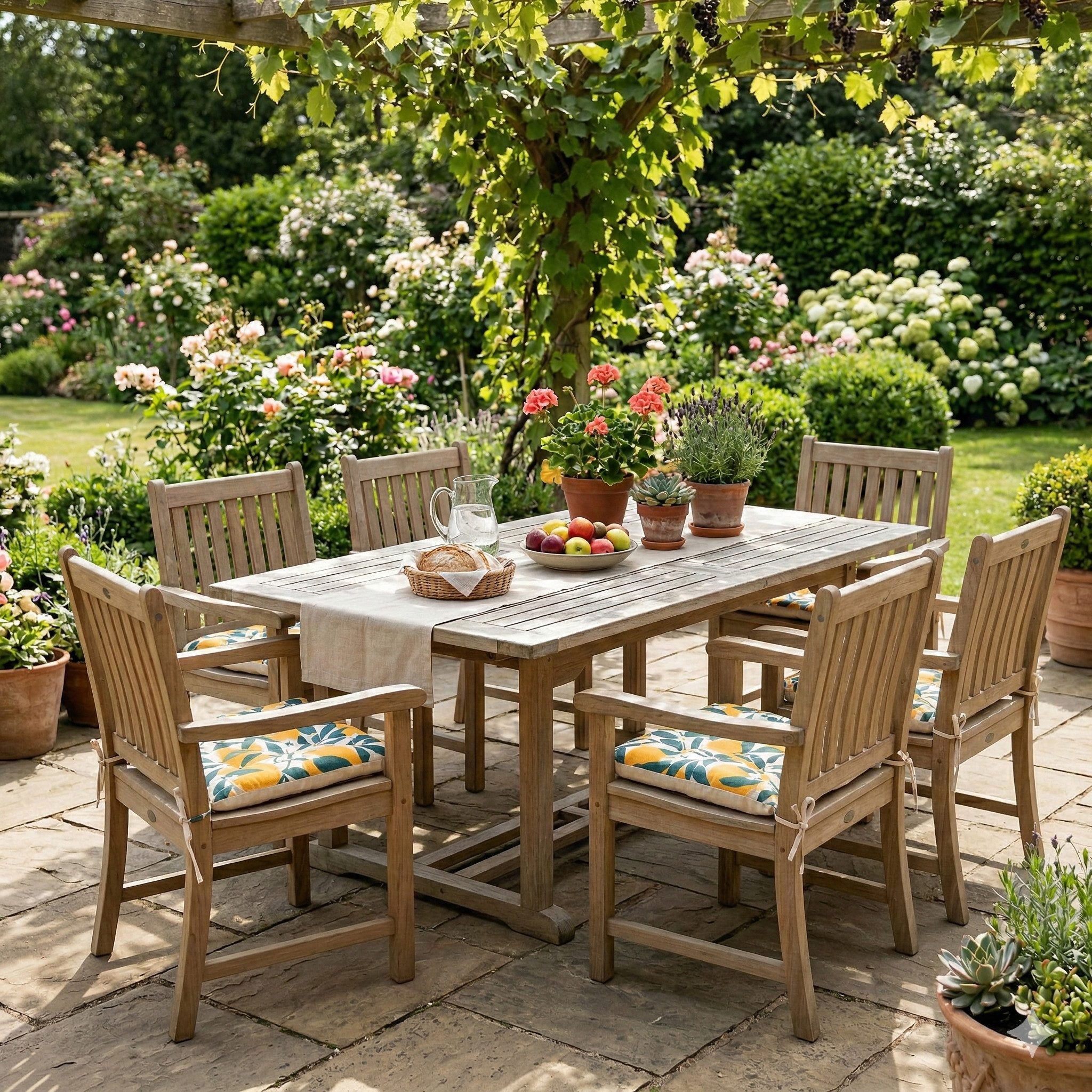 JACK Stuhlkissen JACK Motiv Outdoor Wende Stuhlkissen 38x38cm Lounge Kissen Sitzkissen, mit Lotus Effekt, robust, strapazierfähig, für Innen & Außen